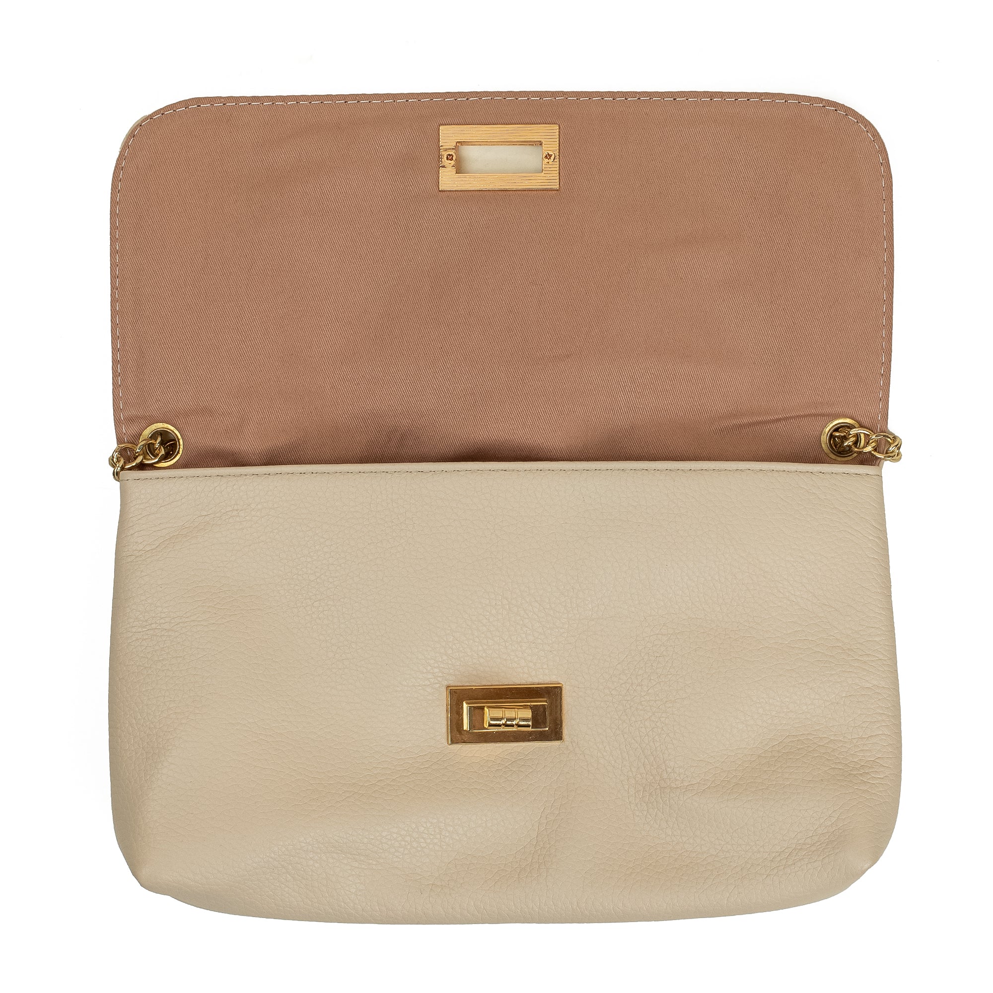VIBRANT LADIES BEIGE LEATHER BAG - Vibrantbd.com