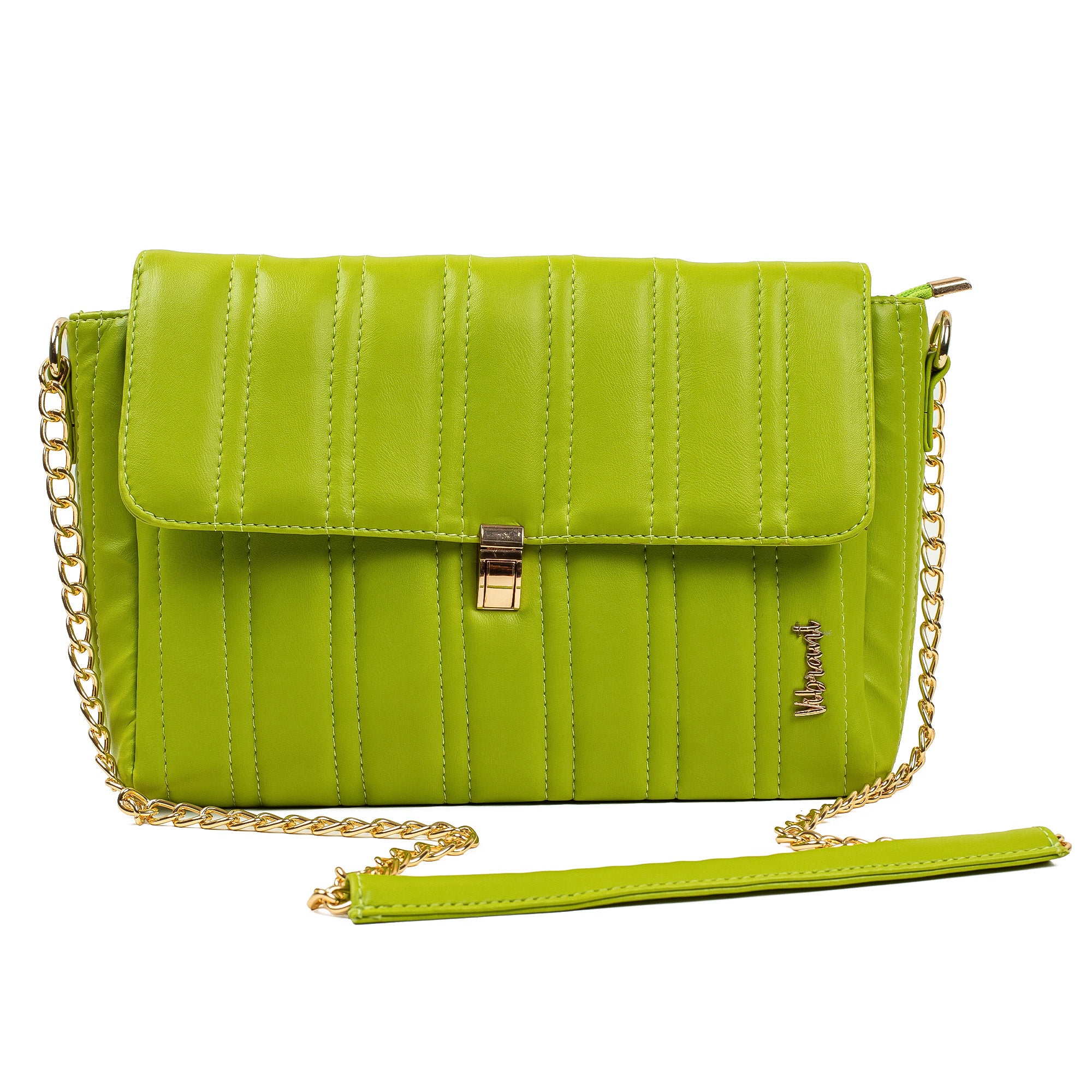 Elegant Ladies PU Leather Handbag | Vibrant® Compact Design with Zipper Pocket - Vibrantbd.com
