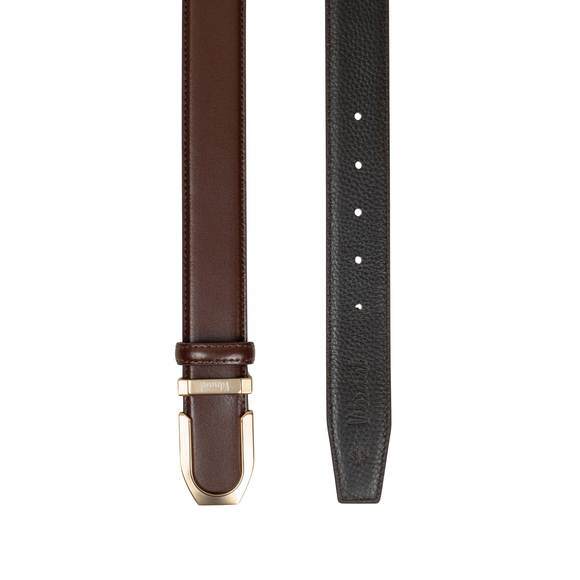 VIBRANT ELITE CRAFT BROWN GENUINE LEATHER BELT