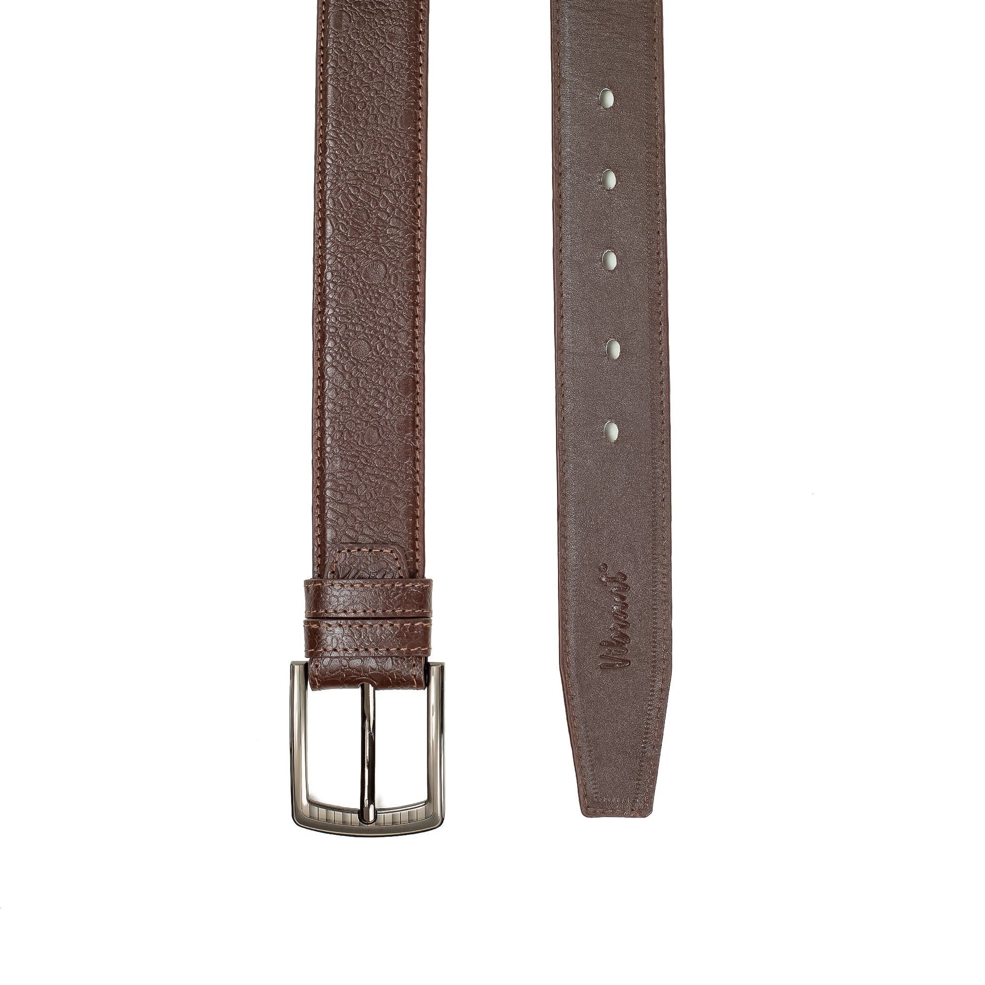 Men's Brown Genuine Leather Belt - Vibrantbd.com