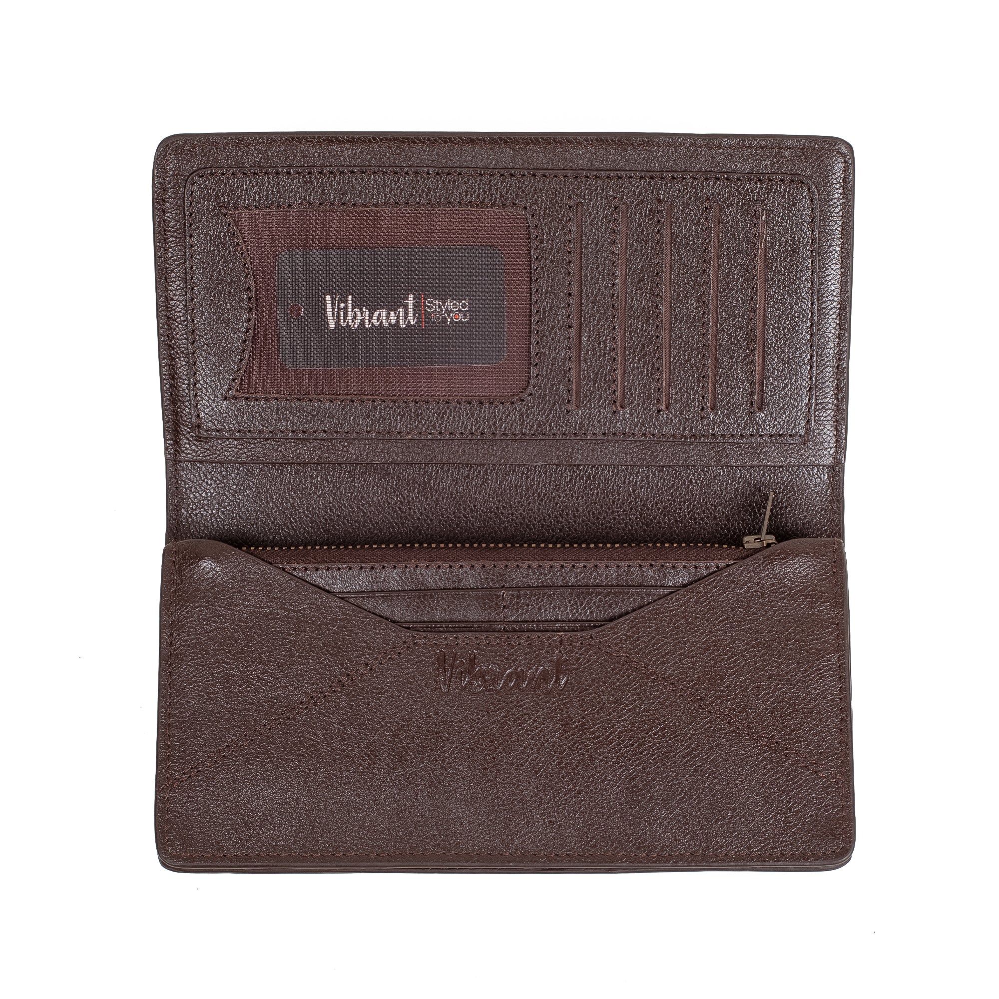 VIBRANT LEATHER MEN LONG WALLET - Vibrantbd.com