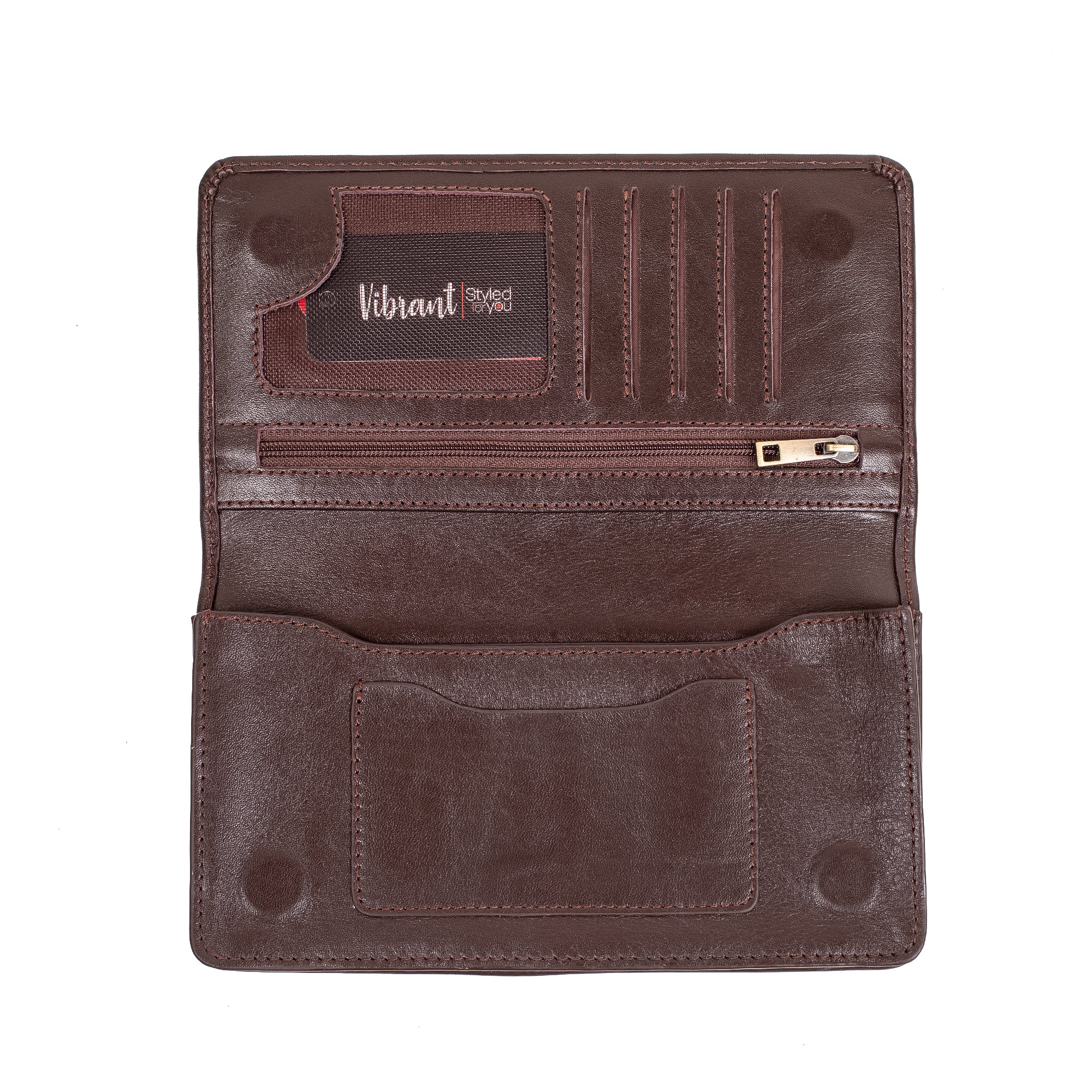 VIBRANT LEATHER MEN LONG WALLET - Vibrantbd.com