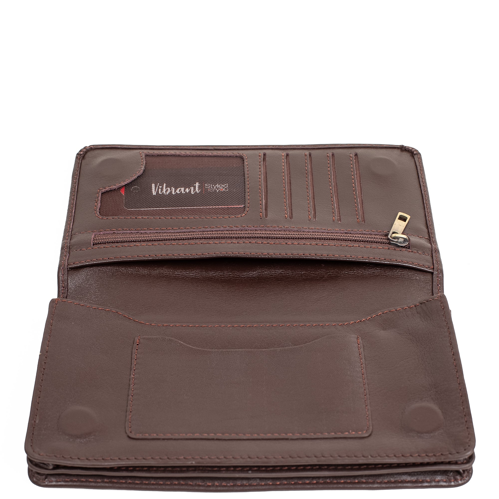 VIBRANT LEATHER MEN LONG WALLET - Vibrantbd.com