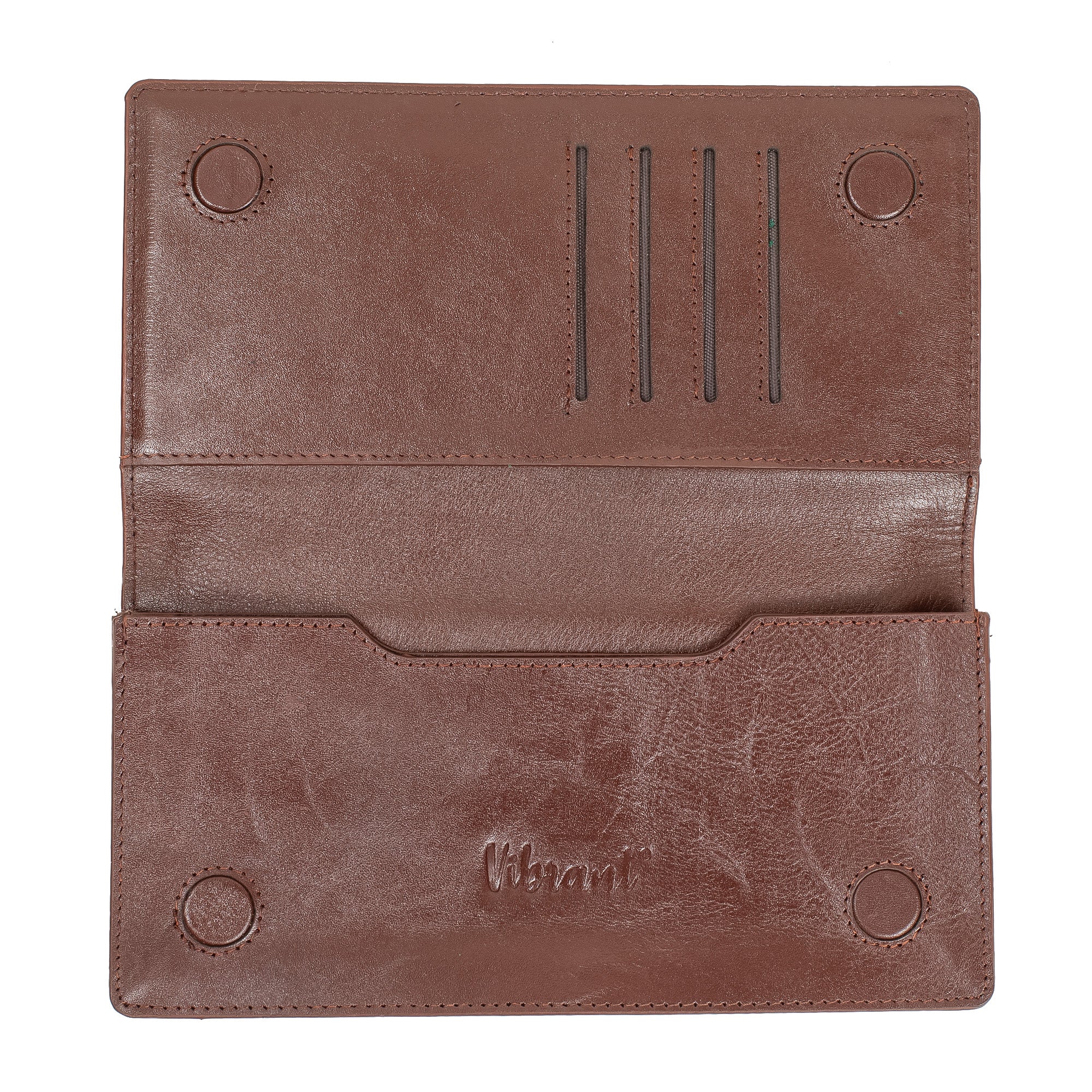 VIBRANT LEATHER MEN LONG WALLET - Vibrantbd.com