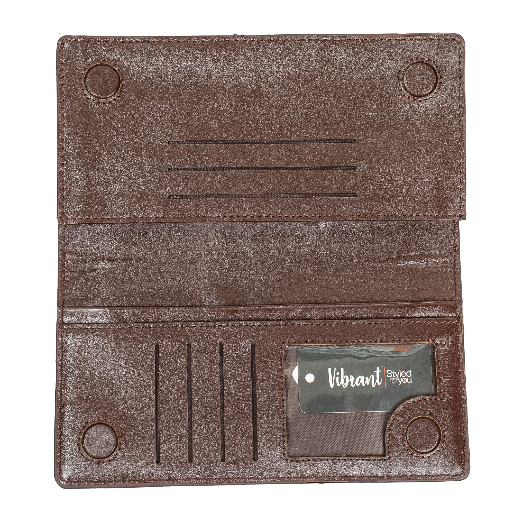 VIBRANT LEATHER MEN LONG WALLET - Vibrantbd.com