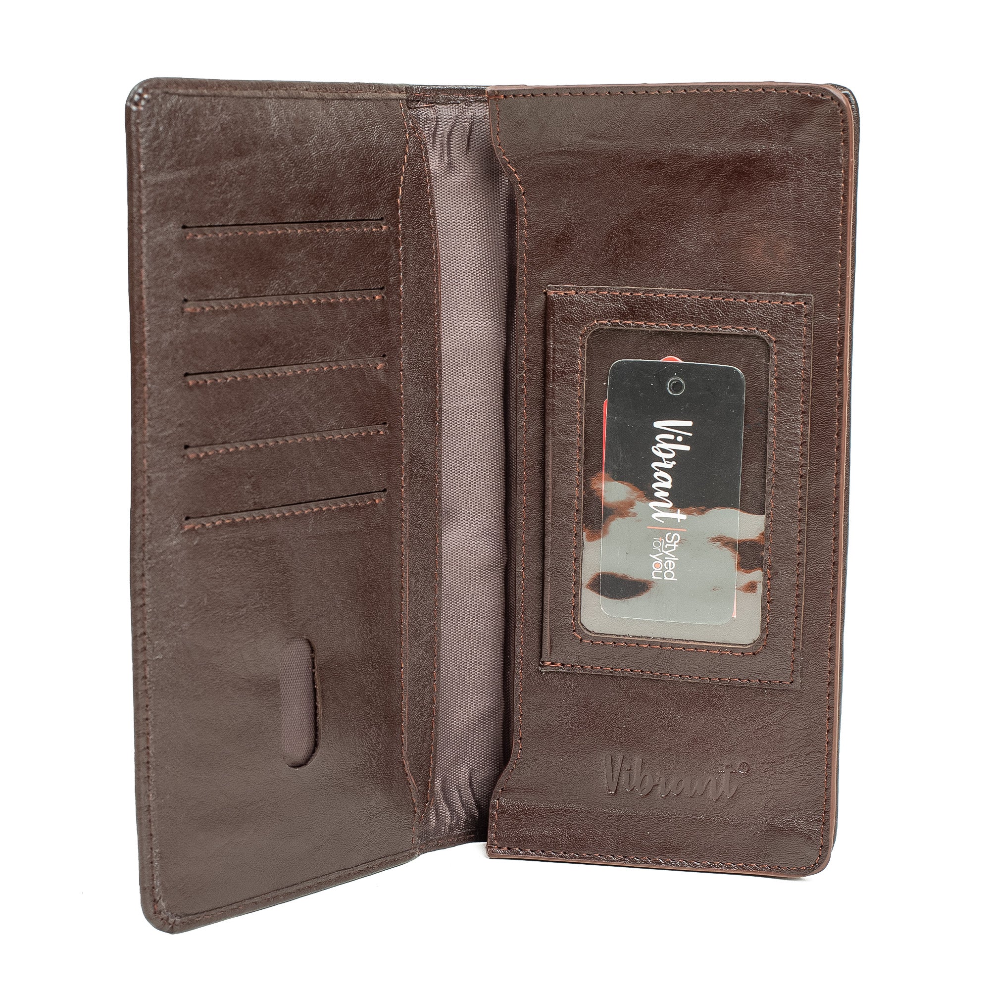 VIBRANT LEATHER MEN LONG WALLET - Vibrantbd.com
