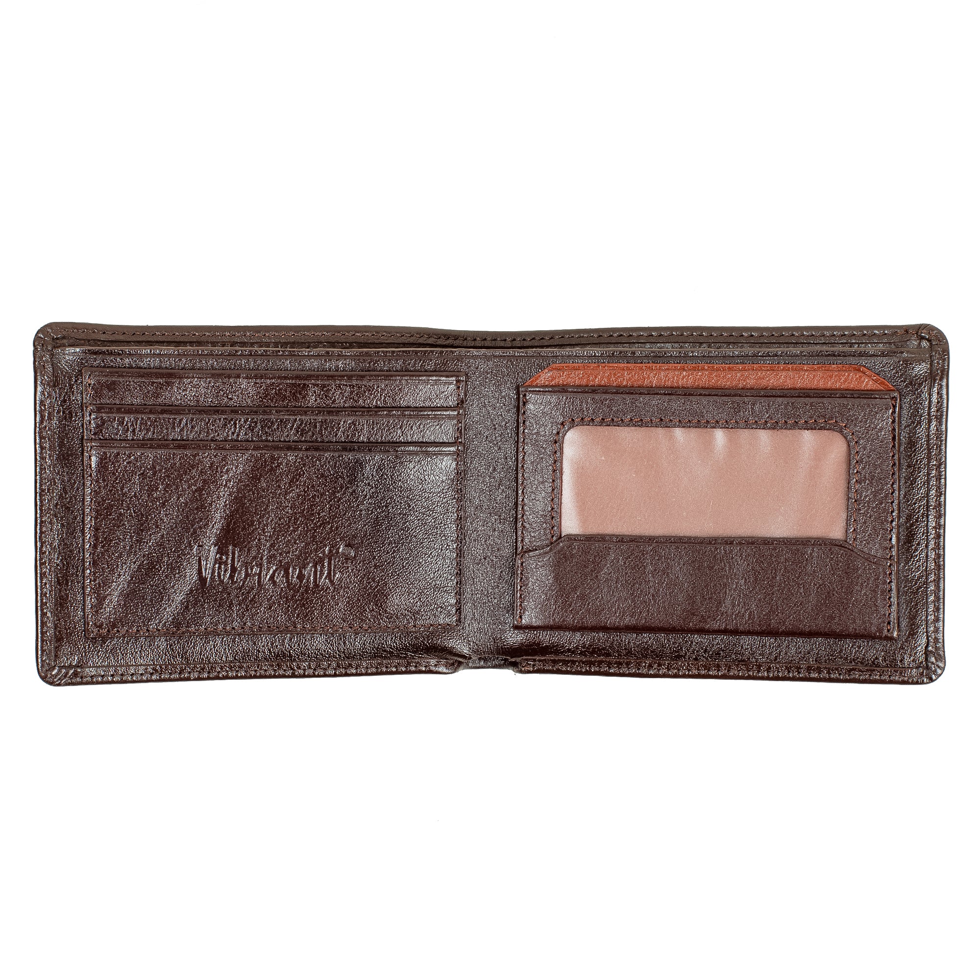Vibrant Men's Chocolate Genuine Leather Wallet - Vibrantbd.com