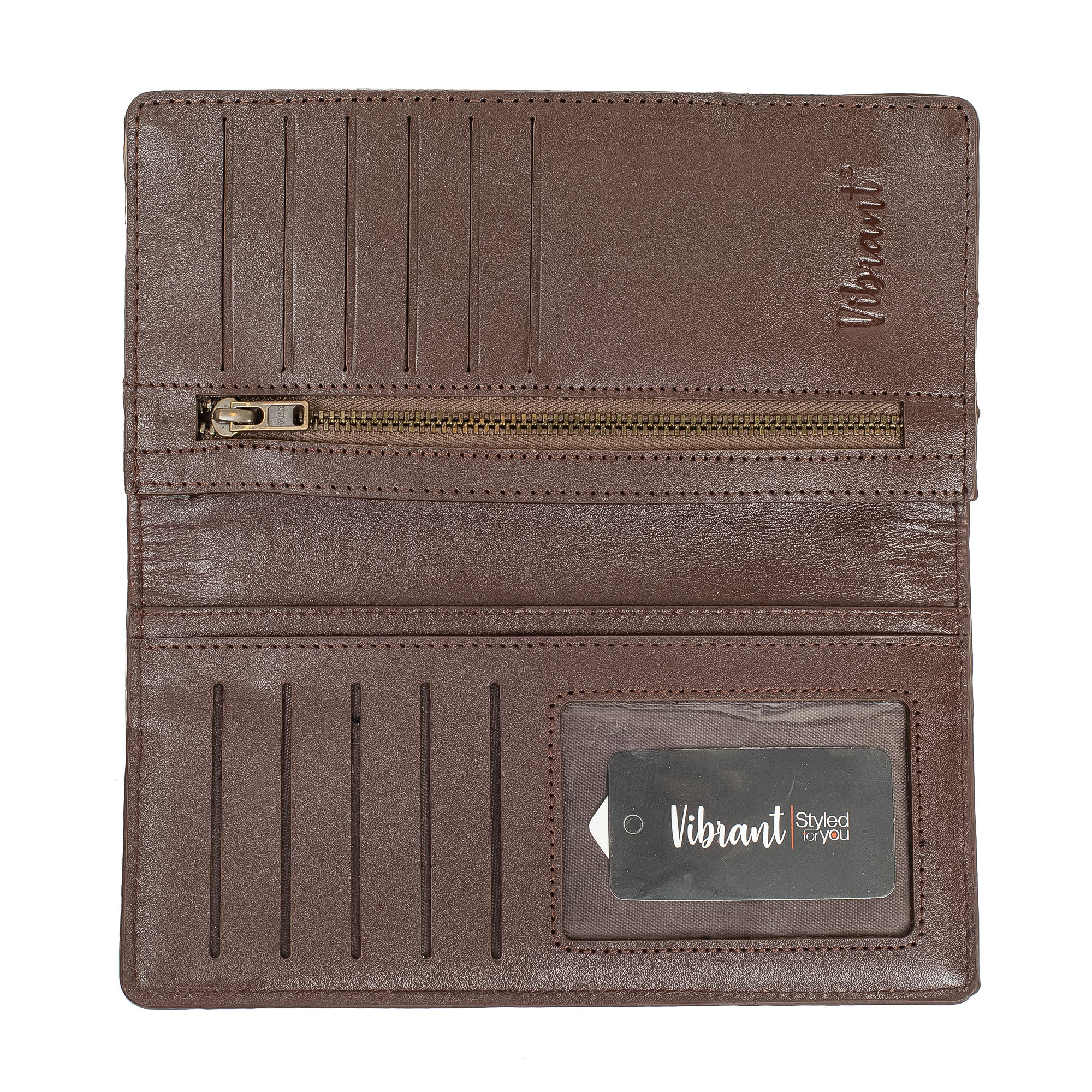 VIBRANT LEATHER MEN LONG WALLET - Vibrantbd.com