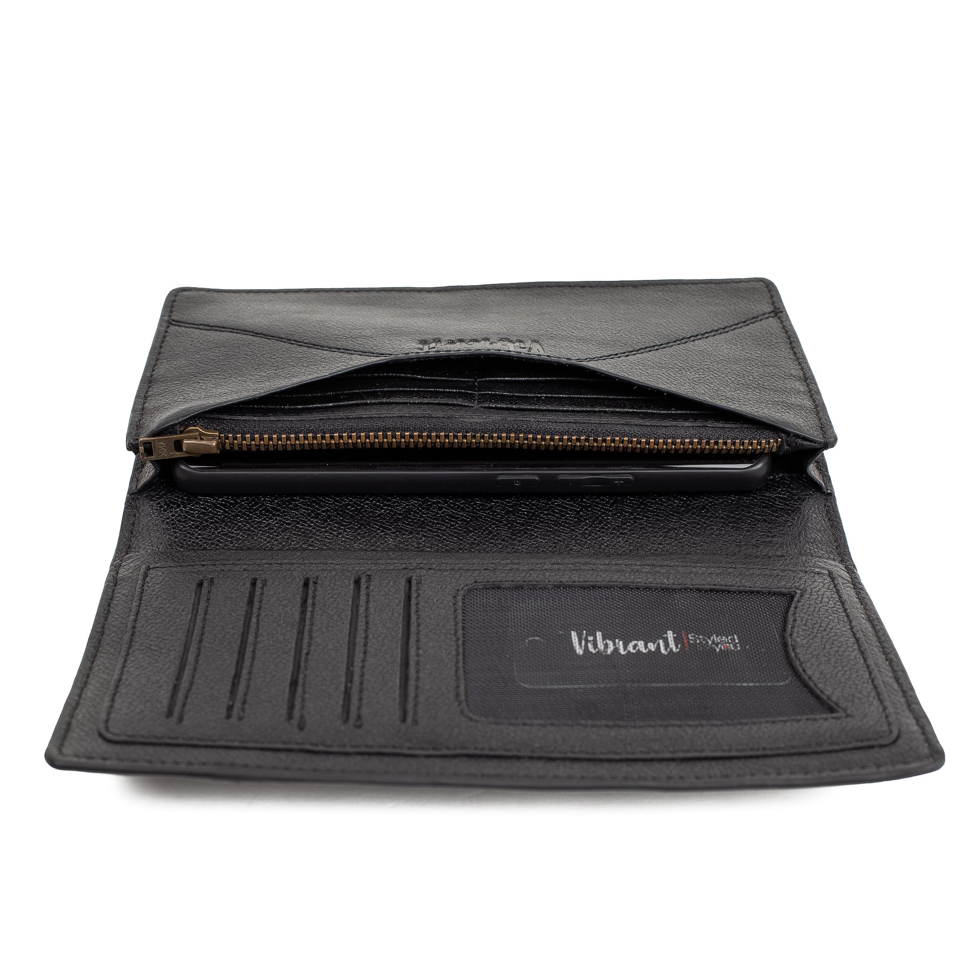 VIBRANT LEATHER MEN LONG WALLET - Vibrantbd.com