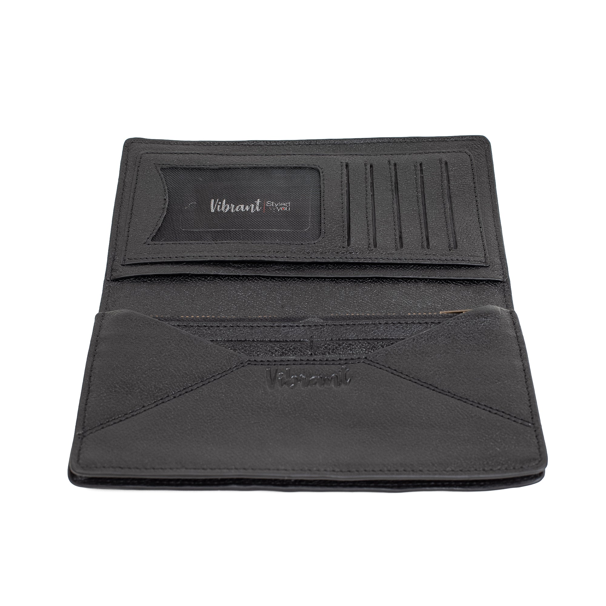 VIBRANT LEATHER MEN LONG WALLET - Vibrantbd.com