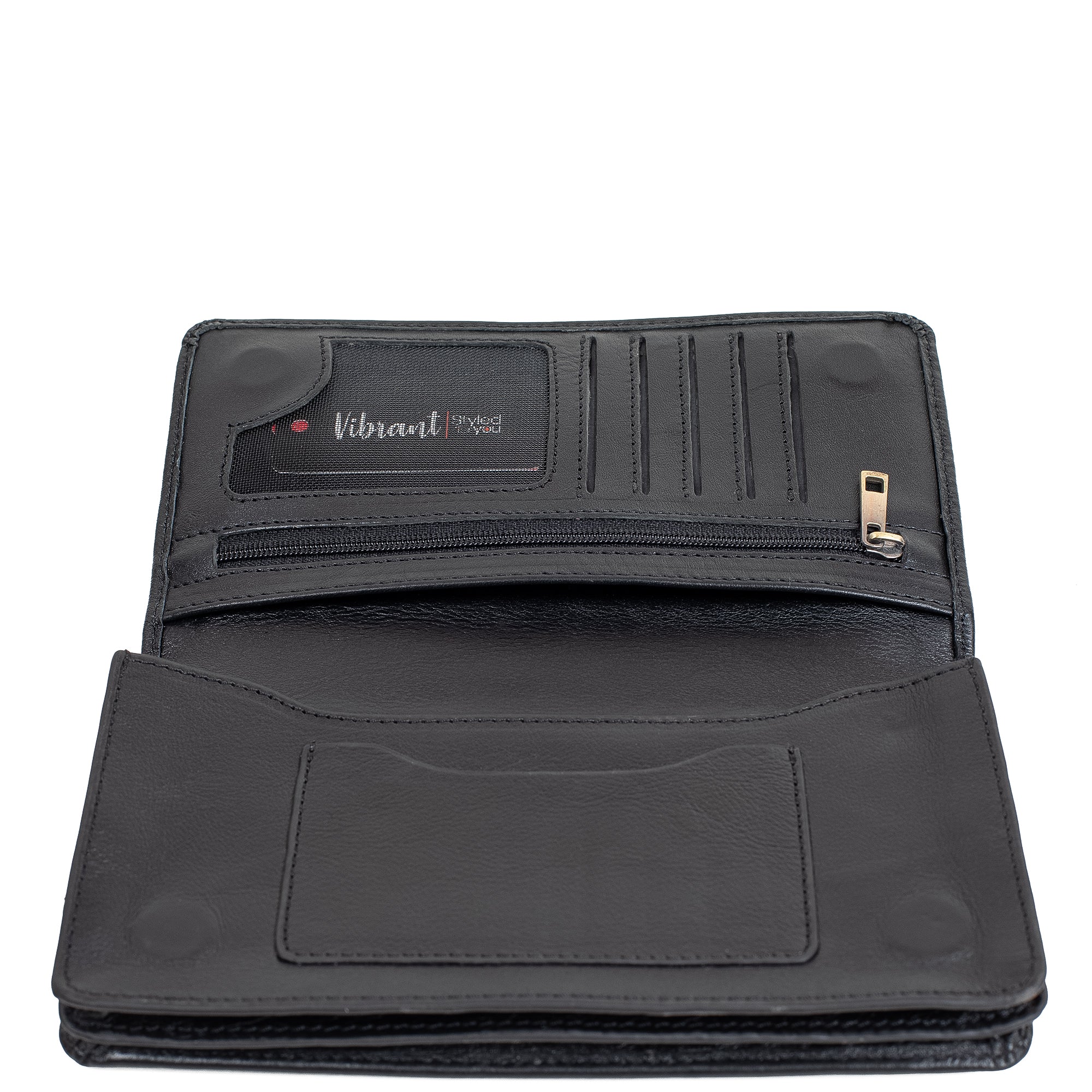 VIBRANT LEATHER MEN LONG WALLET - Vibrantbd.com