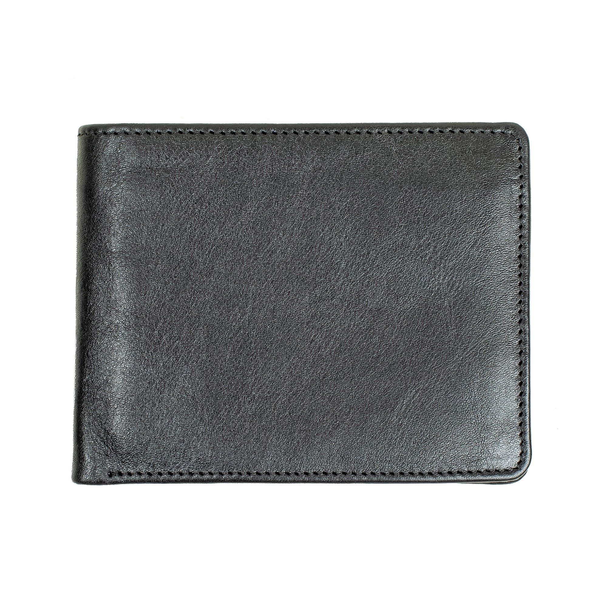 Vibrant Men's Black Genuine Leather Wallet