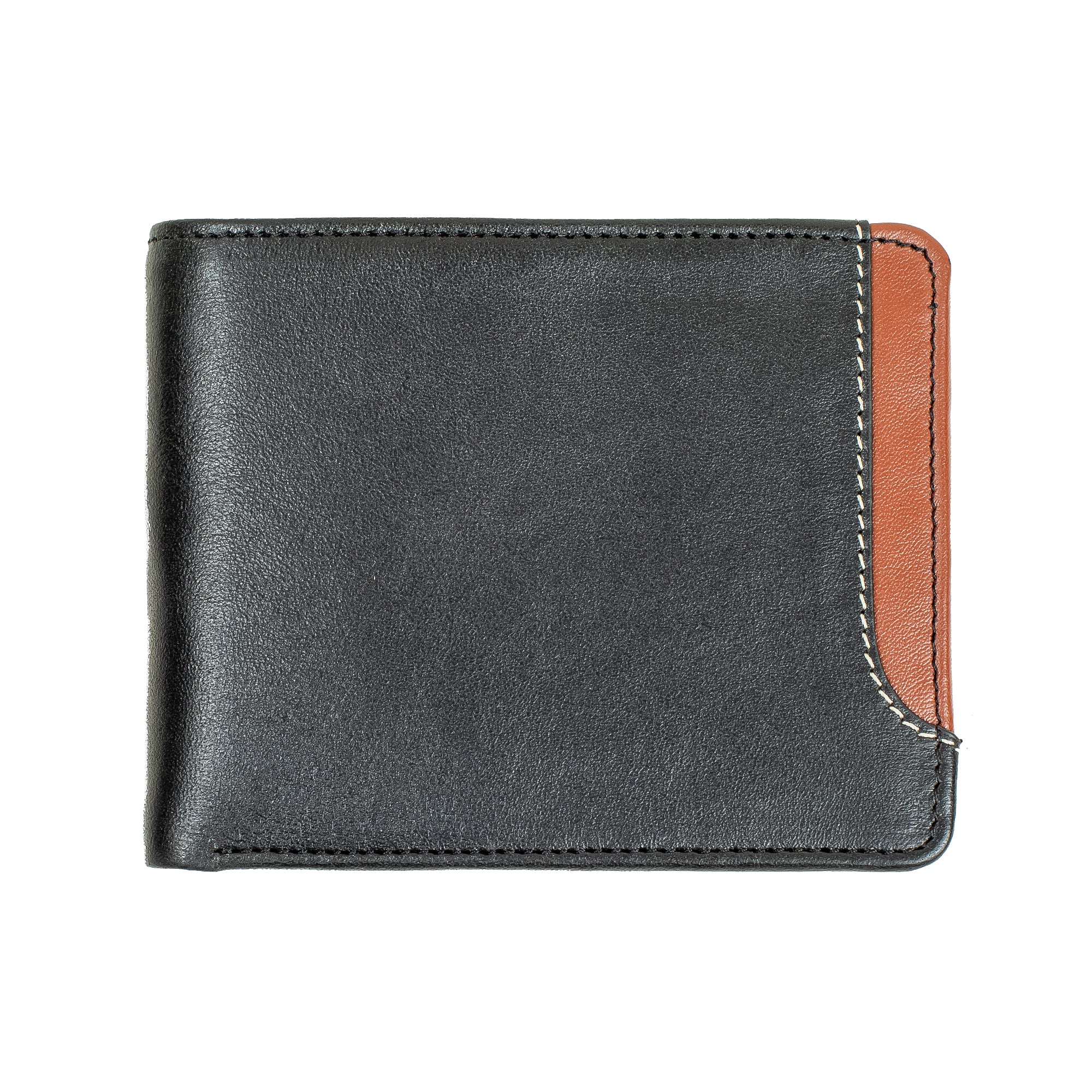 Vibrant Men's Black Genuine Leather Wallet - Vibrantbd.com