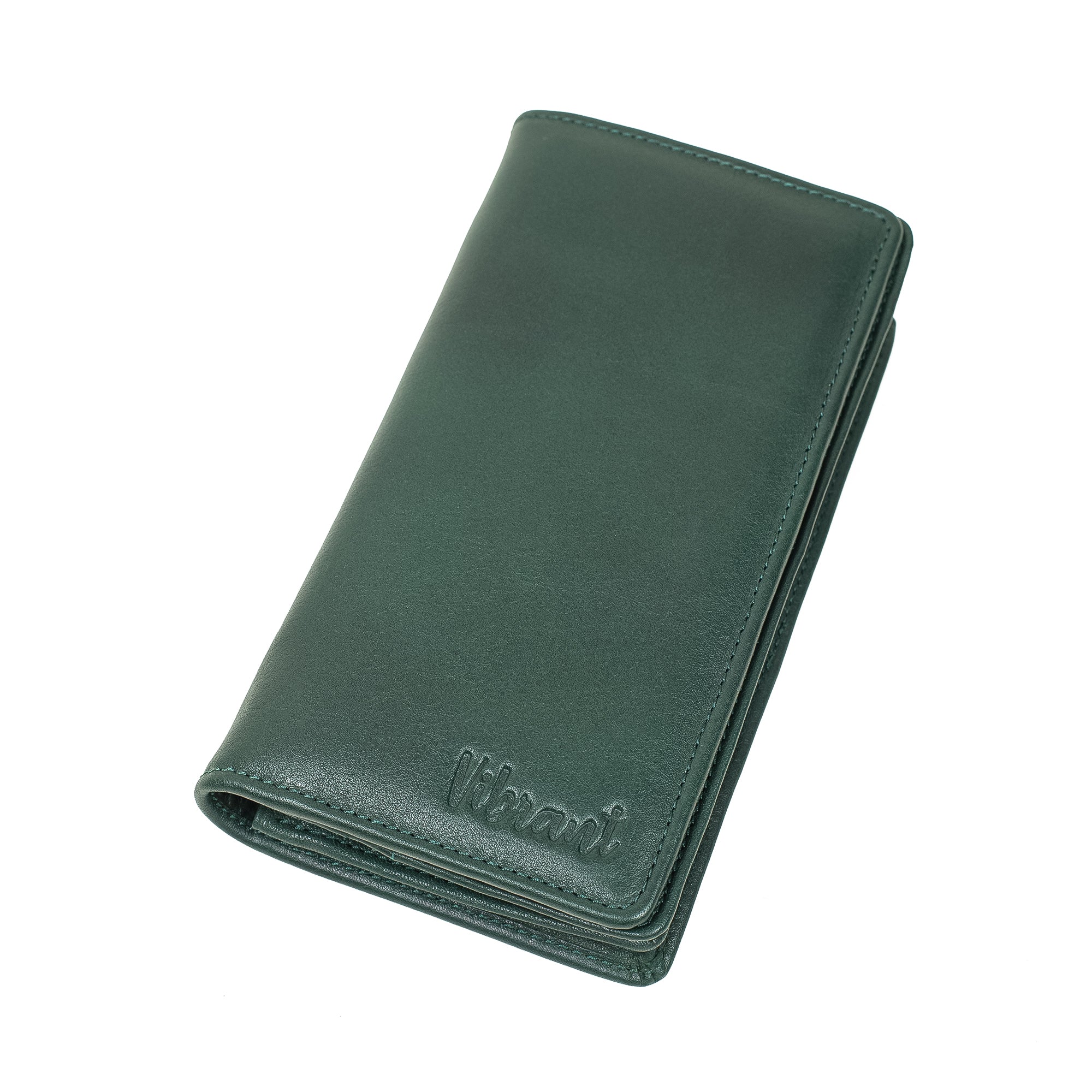 Men's Leather Long Wallet with Smartphone Holder | Vibrant® Sleek and Functional Design with Ample Storage - Vibrantbd.com