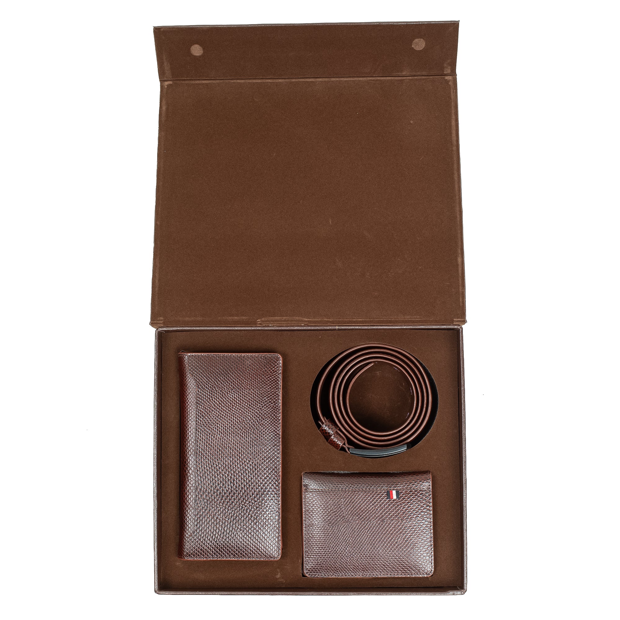 Vibrant Men's Genuine Leather Wallet And Belt Combo - Vibrantbd.com