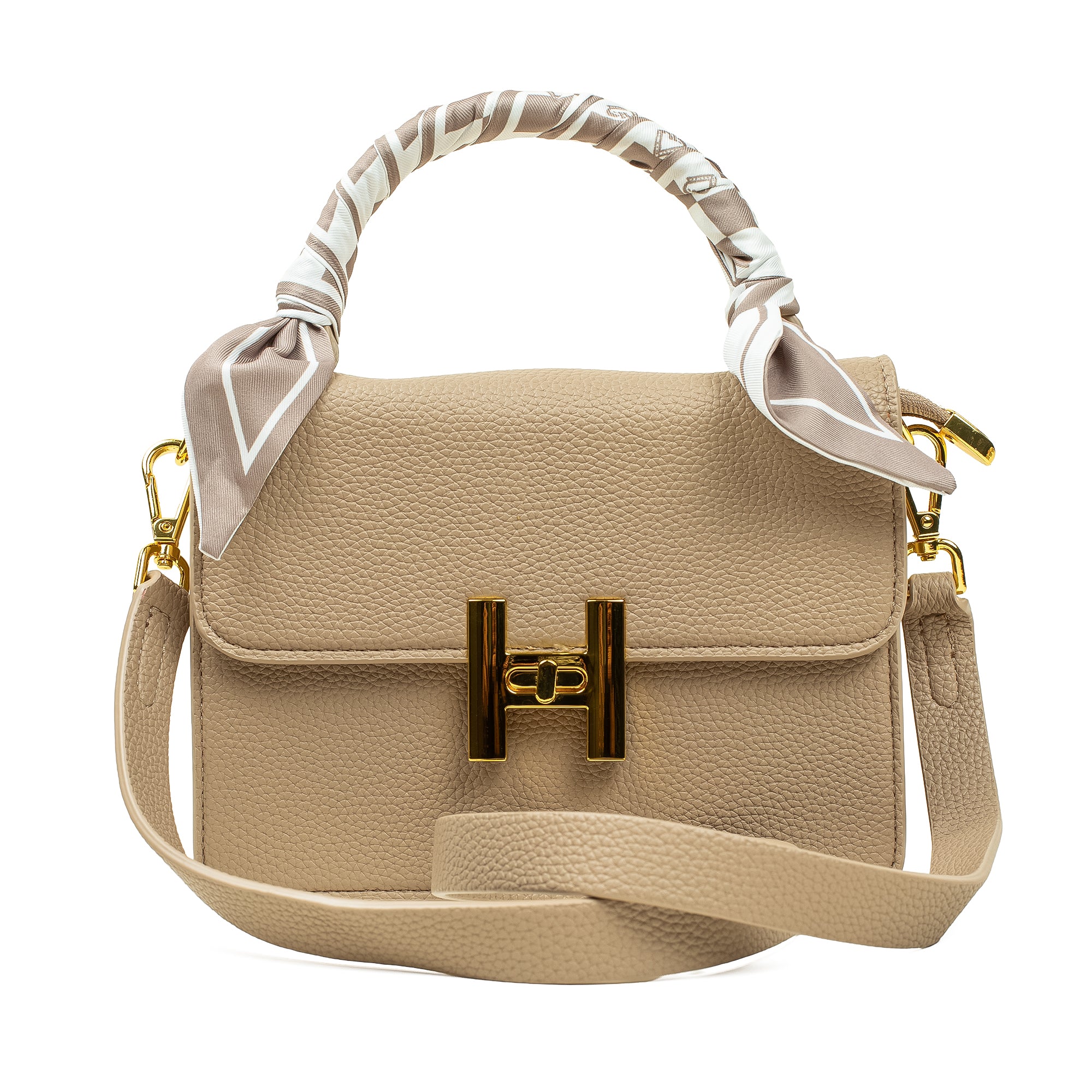 Classic Elegant Beige Crossbody Bag - Vibrantbd.com