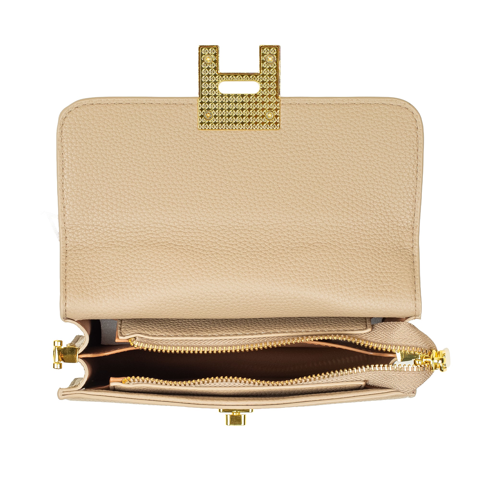 Classic Elegant Beige Crossbody Bag - Vibrantbd.com