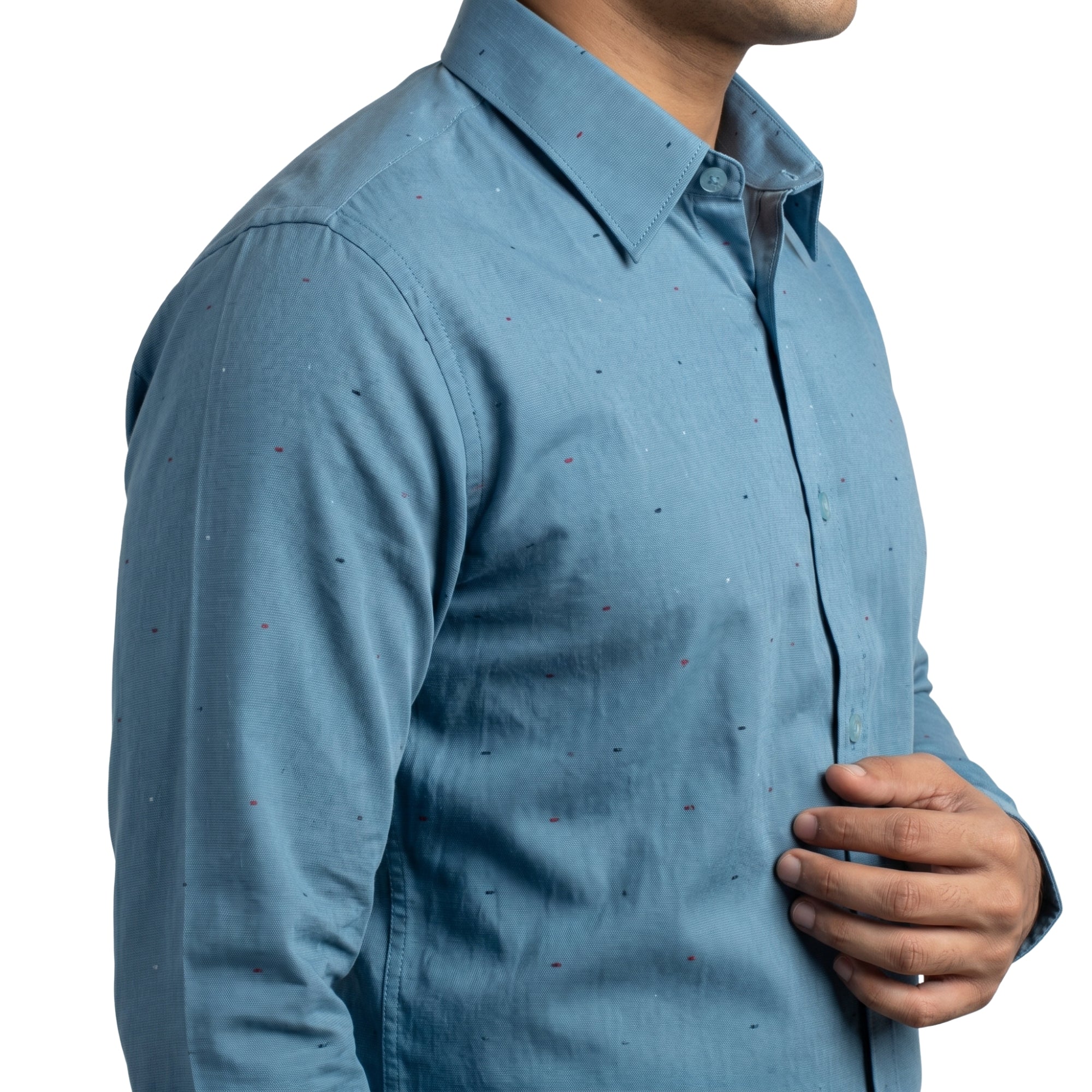Vibrant Men's Cotton Full Sleeve Shirt - Vibrantbd.com