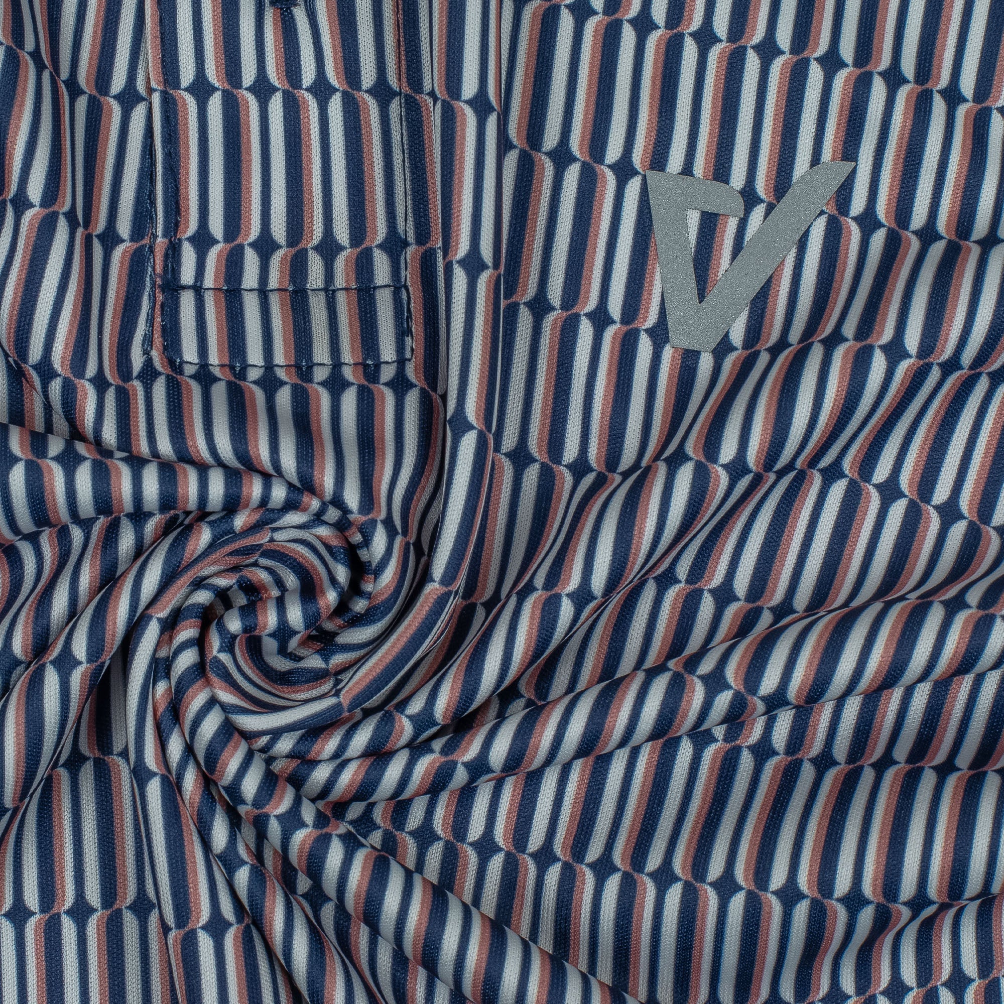 Vibrant Men's Blue Sublimation Printed Golf Polo Shirt – Max Cool Dry-Fit Performance Wear - Vibrantbd.com