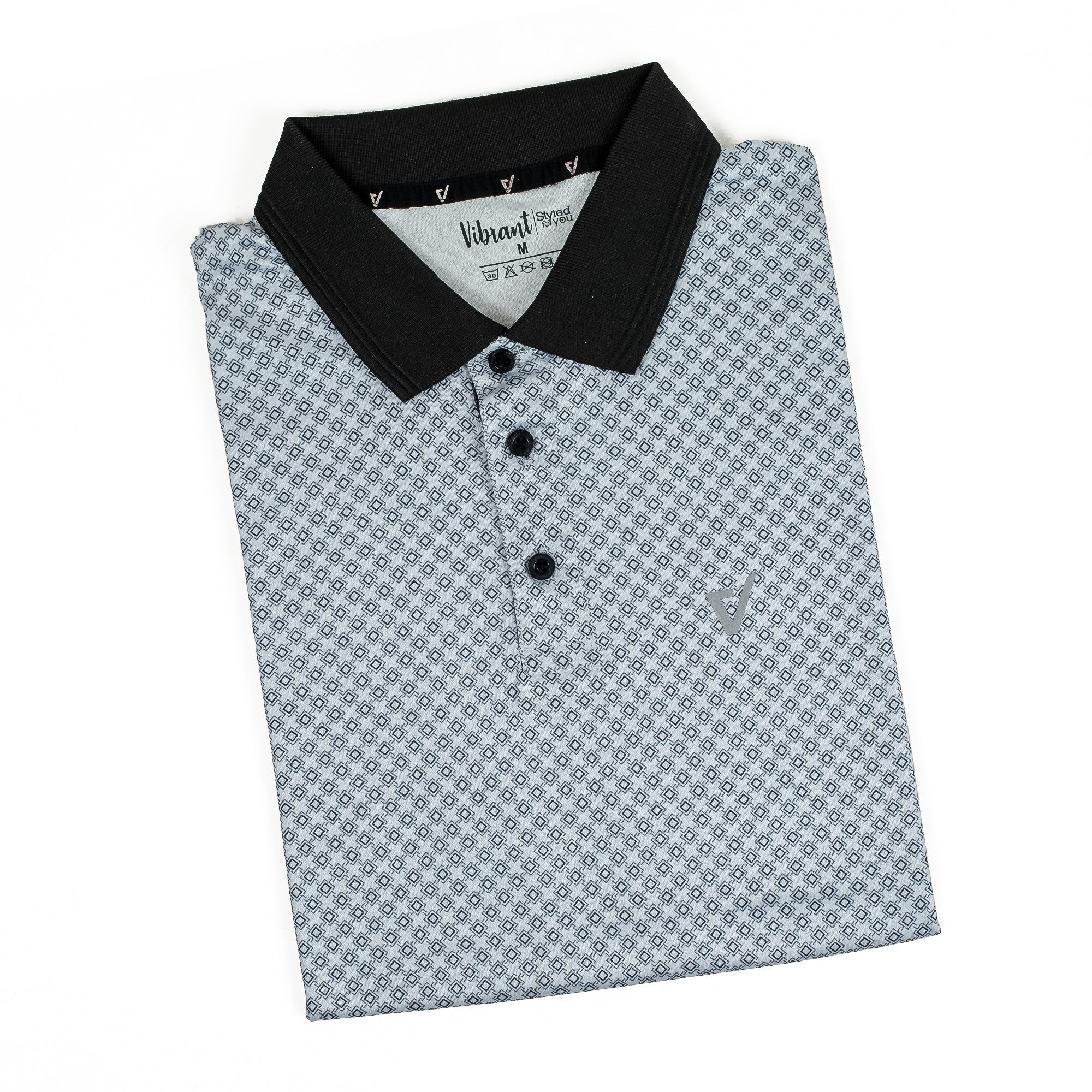 Vibrant Men's Max Cool Dry-Fit Sublimation Golf Polo Shirt - Stylish Performance Wear - Vibrantbd.com