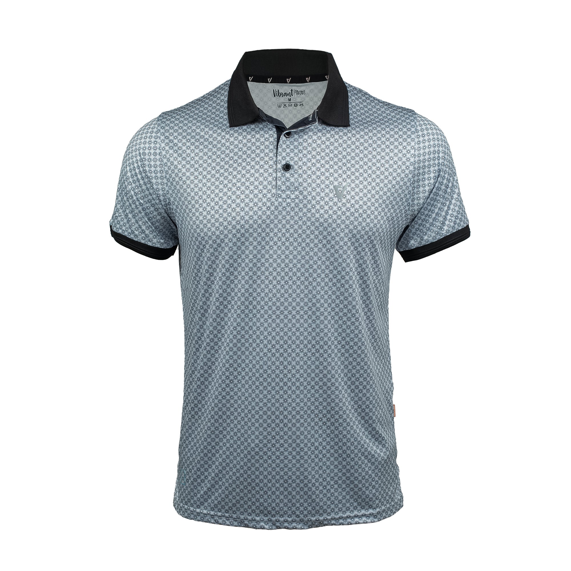 Vibrant Men's Max Cool Dry-Fit Sublimation Golf Polo Shirt - Stylish Performance Wear - Vibrantbd.com