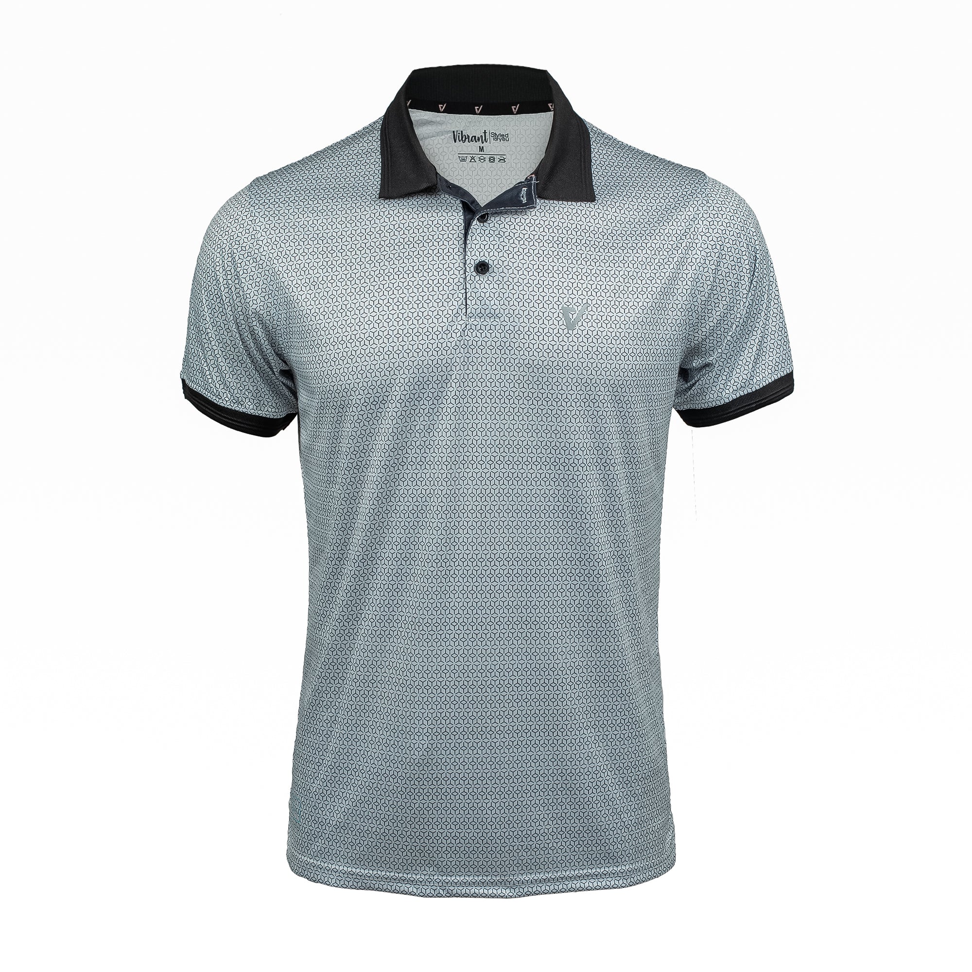 Vibrant Men's Dry-Fit Max Cool Sublimation Golf Polo Shirt - Premium Sportswear - Vibrantbd.com