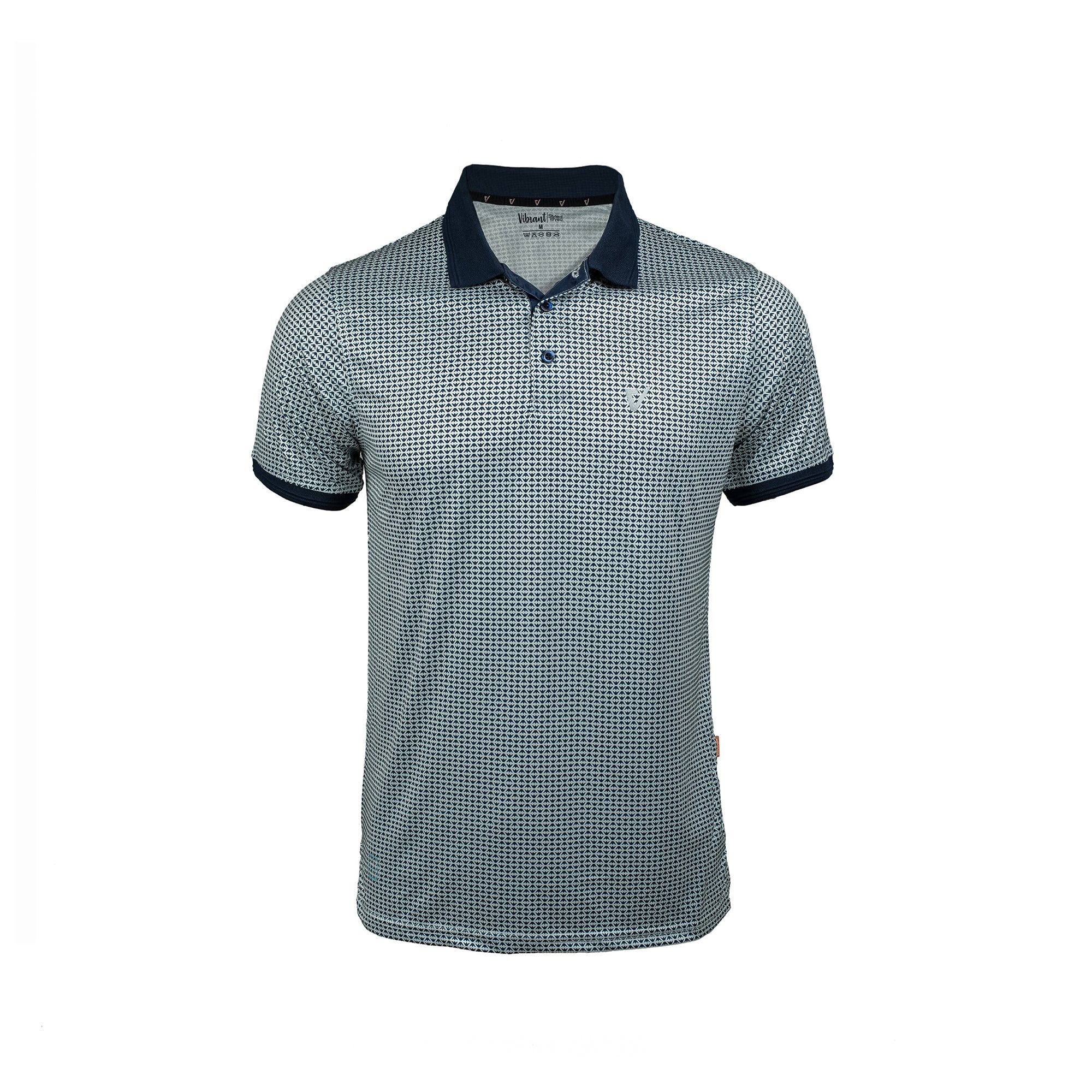 Vibrant Men's Max Cool Dry-Fit Sublimation Golf Polo Shirt - Stylish Performance Wear - Vibrantbd.com