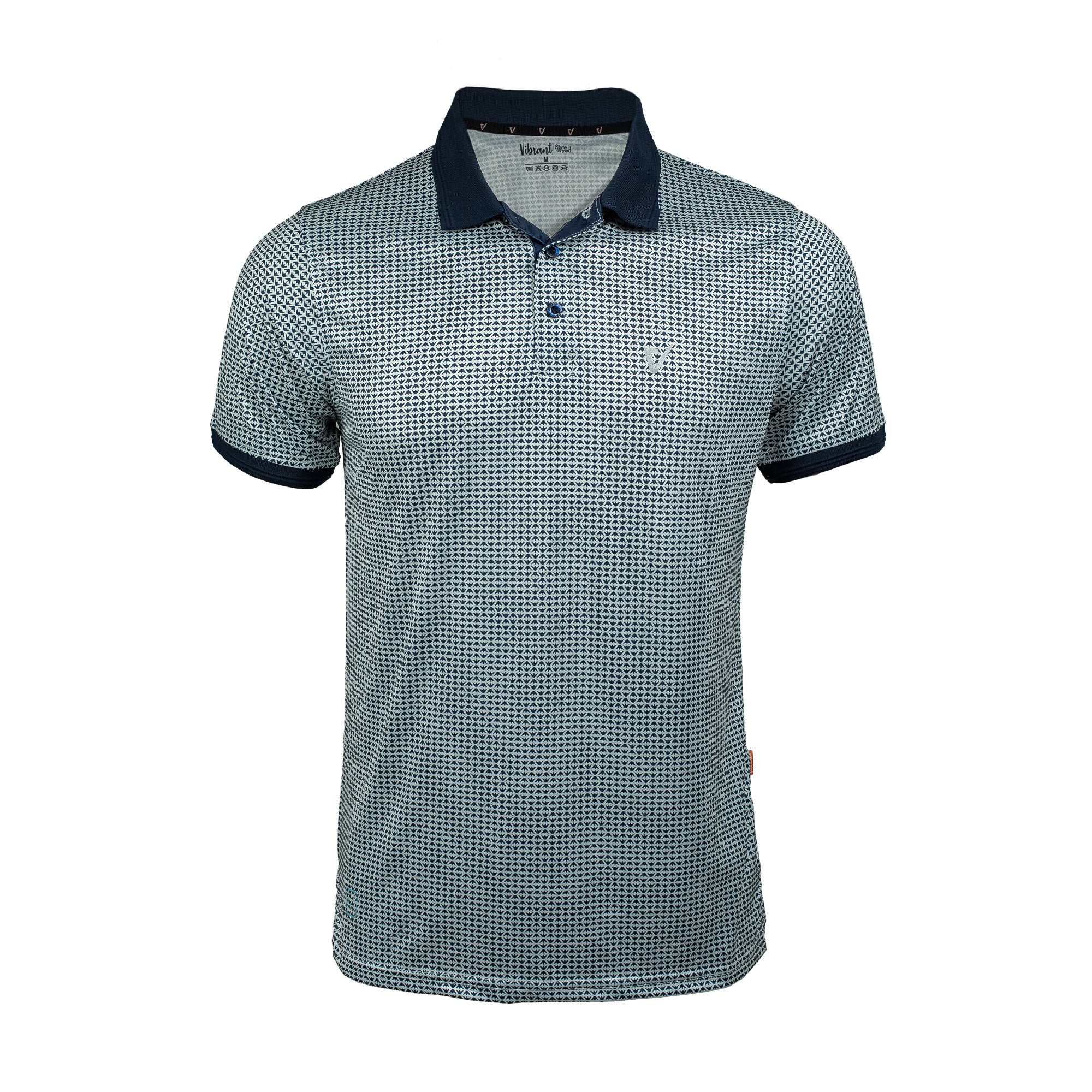 Vibrant Men's Max Cool Dry-Fit Sublimation Golf Polo Shirt - Stylish Performance Wear - Vibrantbd.com