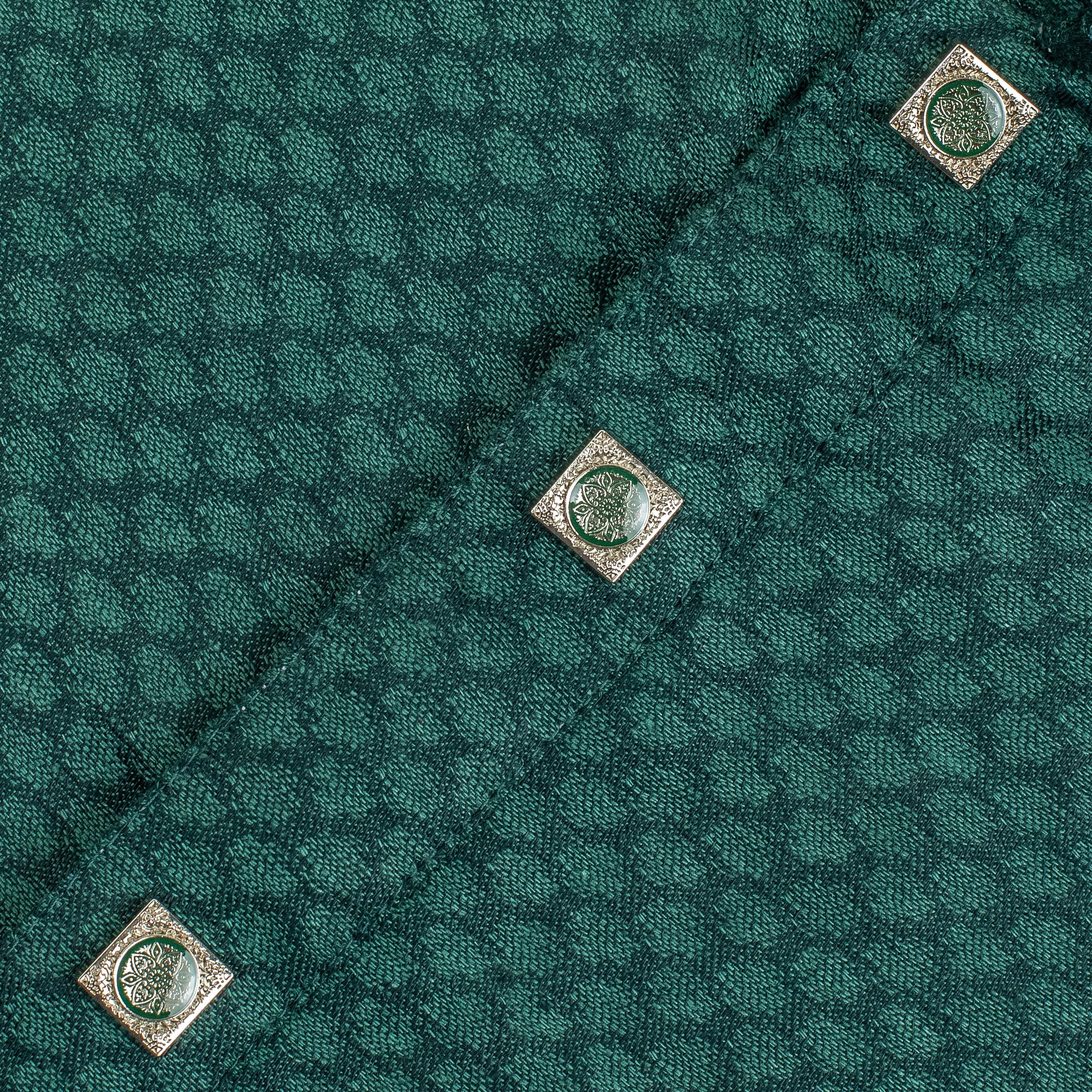 Vibrant Men’s Cotton Panjabi – Bottle Green, Elegant Embroidery, Premium Comfort
