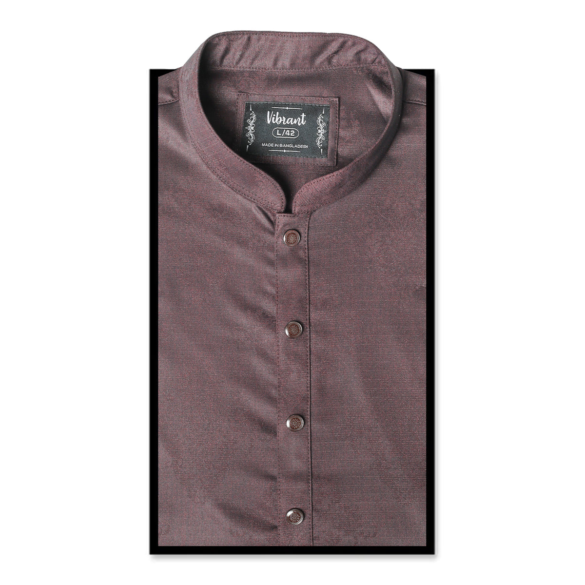VIBRANT MEN'S JACQUARD PRINT BLENDED COTTON PANJABI - Vibrantbd.com