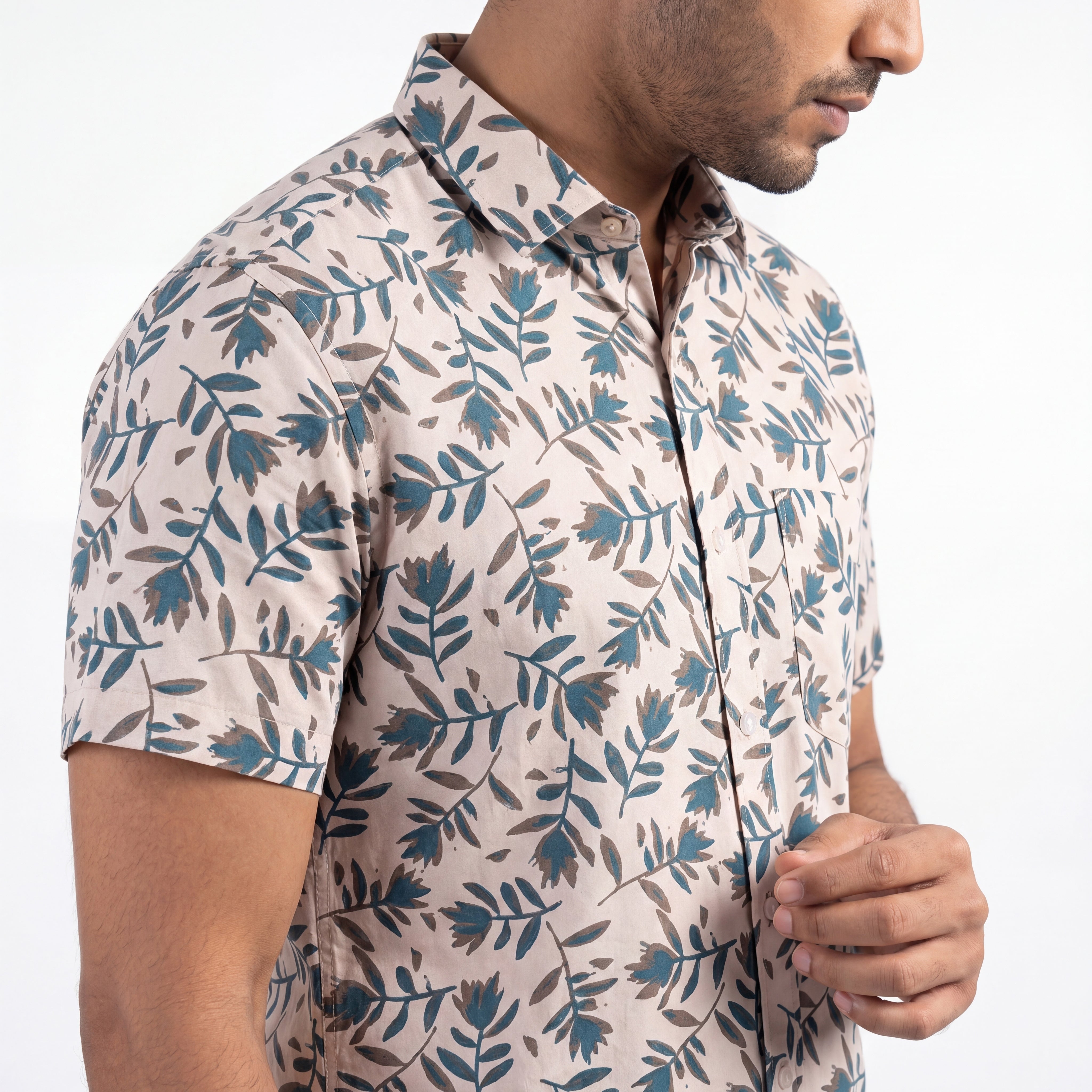 MEN HALF SLEEVE PRINTED SHIRT - Vibrantbd.com