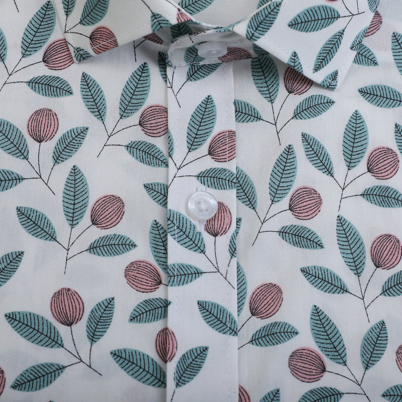 VIBRANT HALF SLEEVE PRINTED  SHIRT FOR MEN