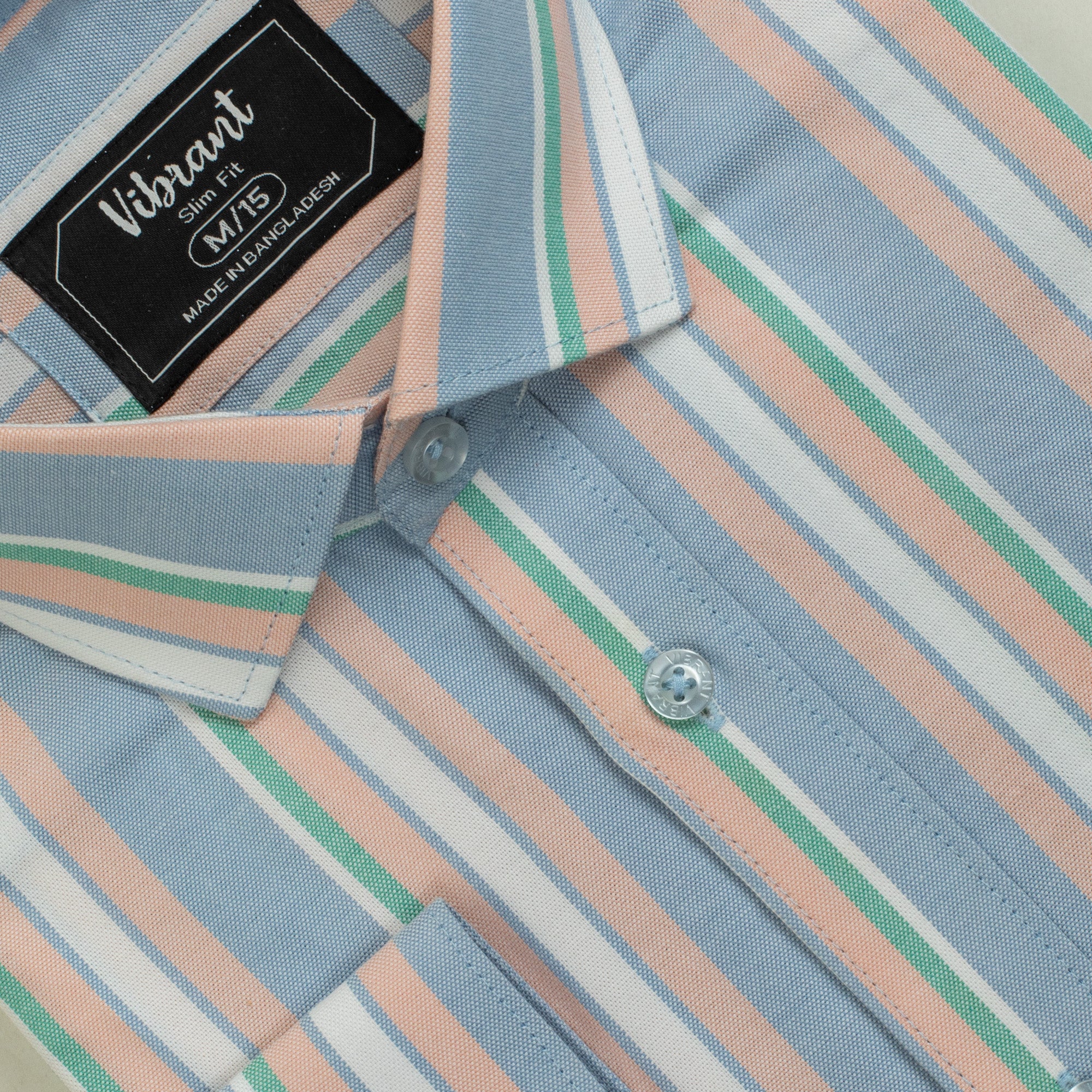 Vibrant Men's Multi Color Cotton Full Sleeve Shirt - Vibrantbd.com