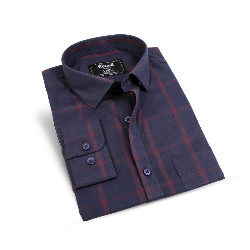 VIBRANT FULL SLEEVE CHECKERS SHIRT