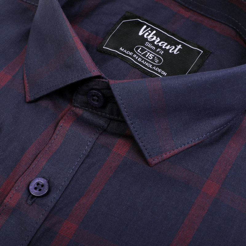 VIBRANT FULL SLEEVE CHECKERS SHIRT