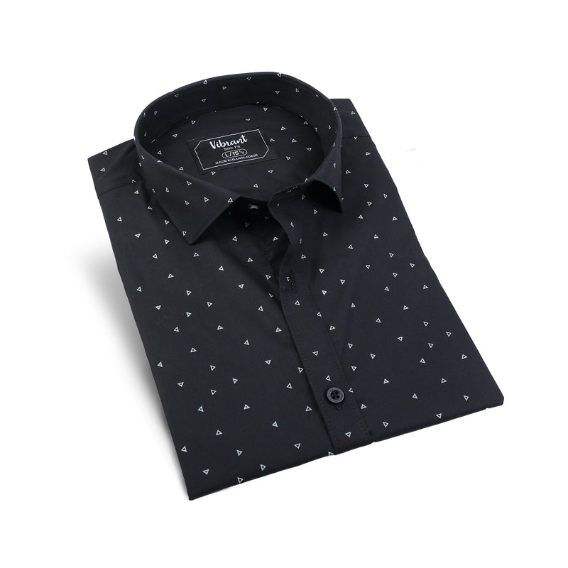 VIBRANT HALF SLEEVE PRINTED  SHIRT FOR MEN