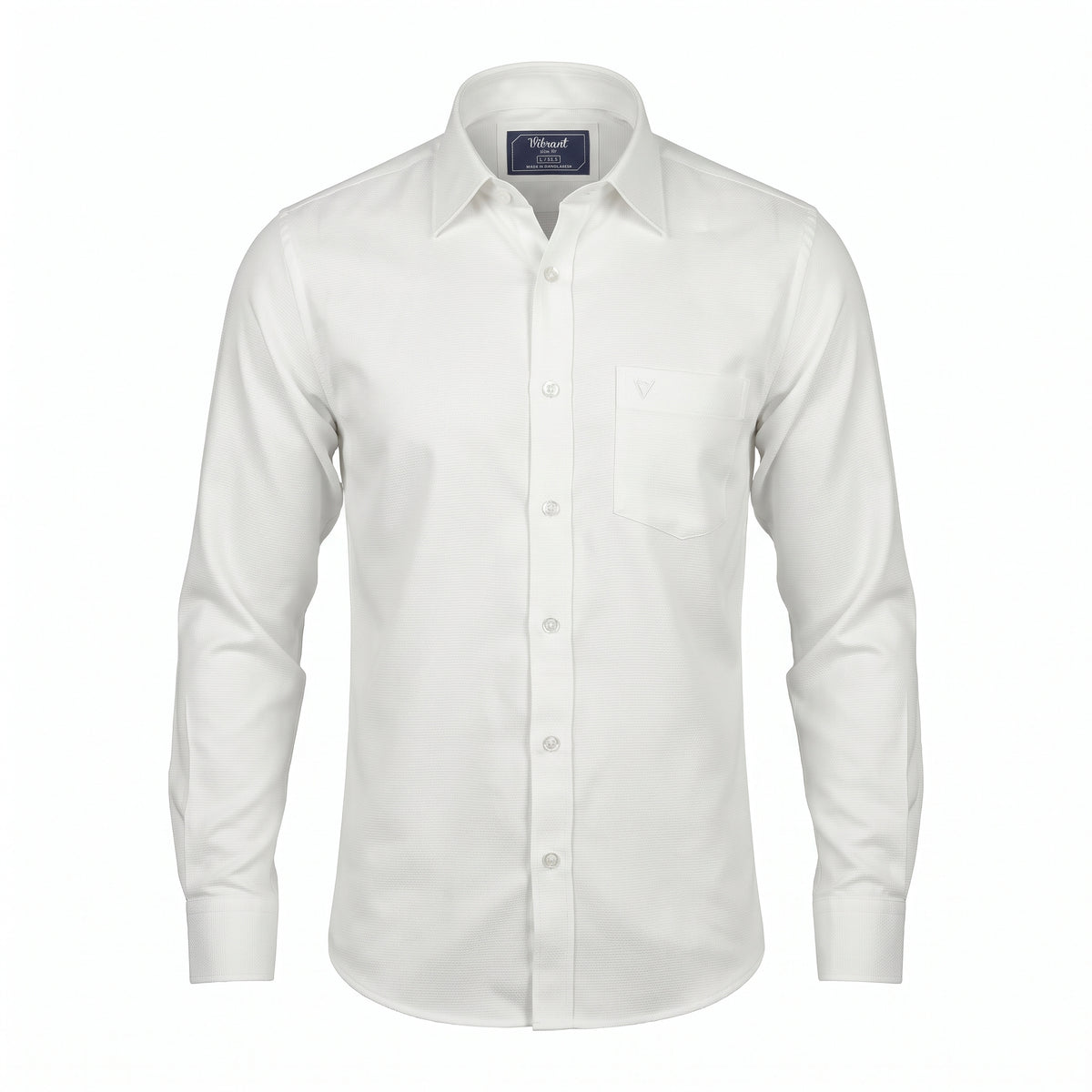 VIBRANT MEN’S SLIM FIT FORMAL FULL SHIRT