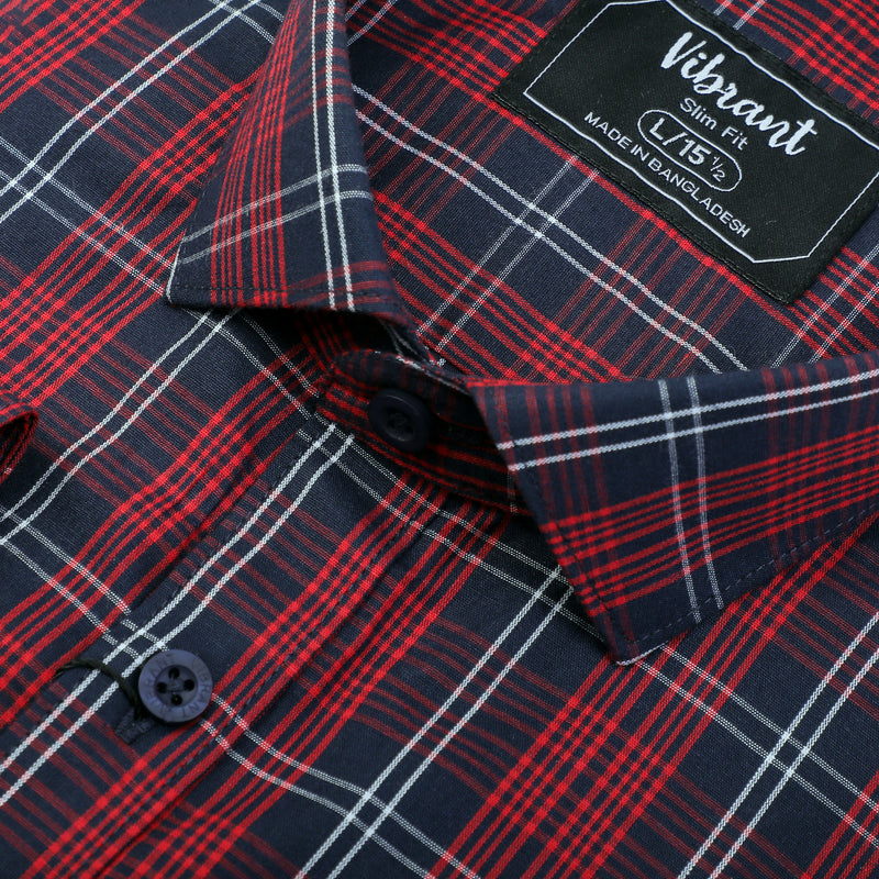 VIBRANT FULL SLEEVE CHECKERS SHIRT