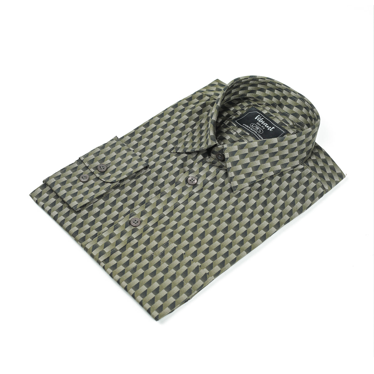 VIBRANT MEN’S SLIM FIT FORMAL FULL SHIRT