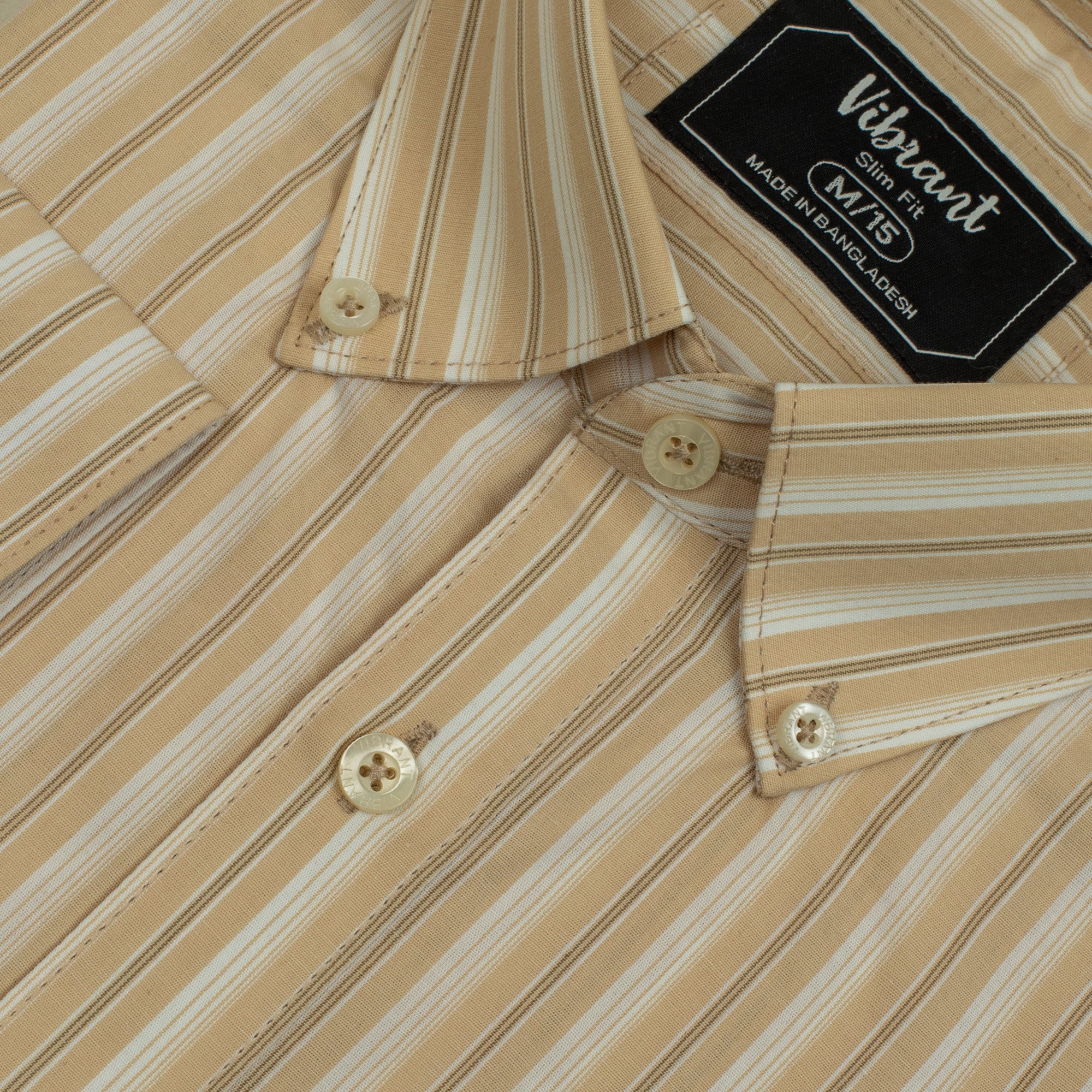 Vibrant Men's Checkered Pattern Cotton Full Sleeve Shirt