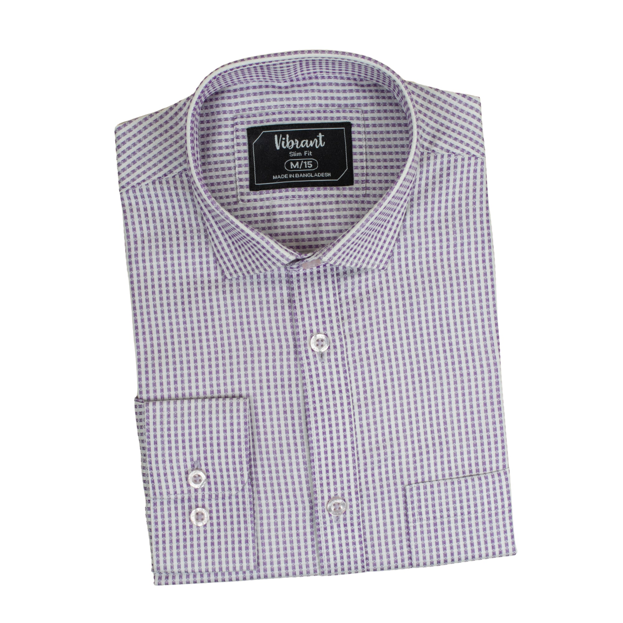 LAVENDER COLOR TEXTURED MEN FULL SLEEVE FORMAL SHIRT
