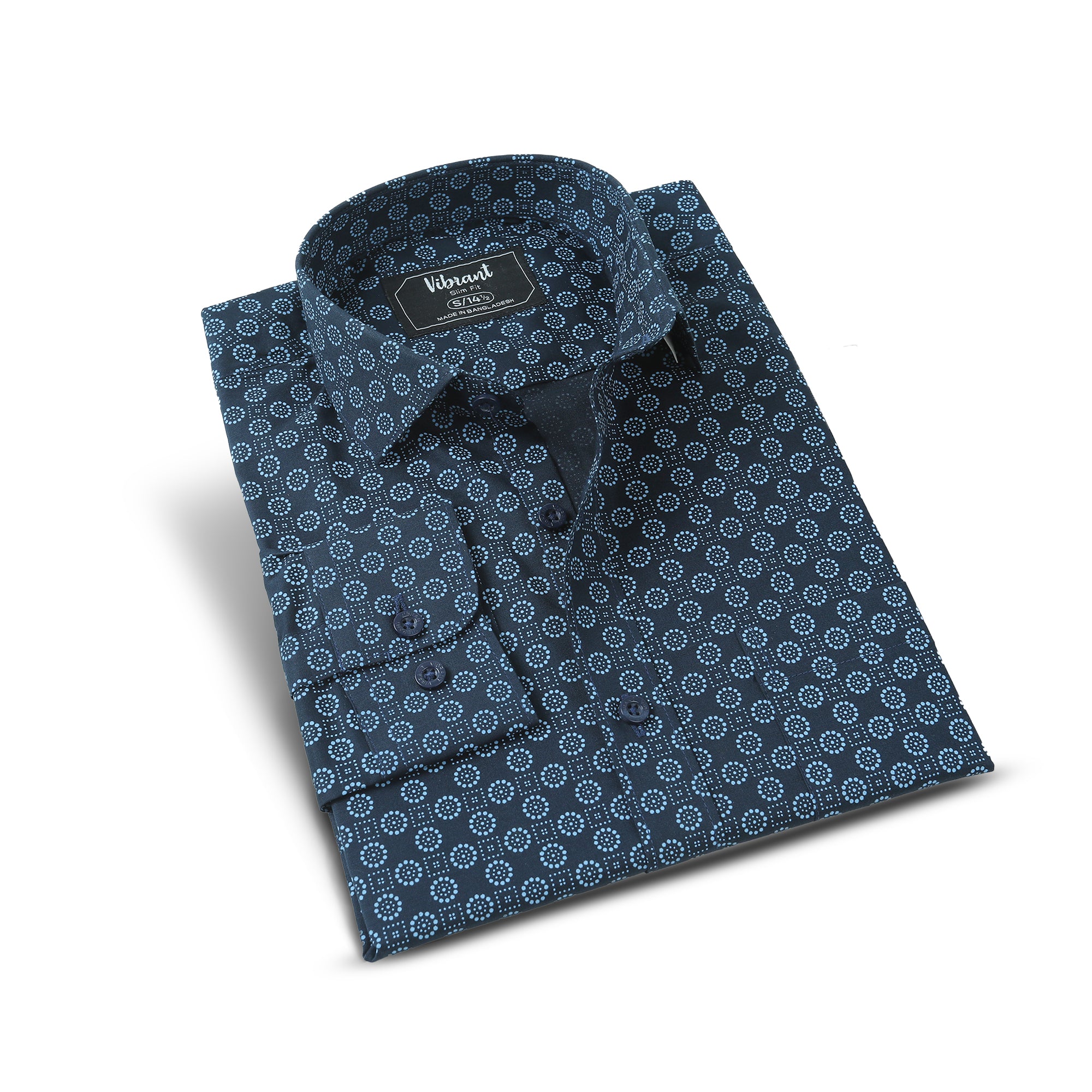 VIBRANT FULL SLEEVE PRINTED SHIRT - Vibrantbd.com