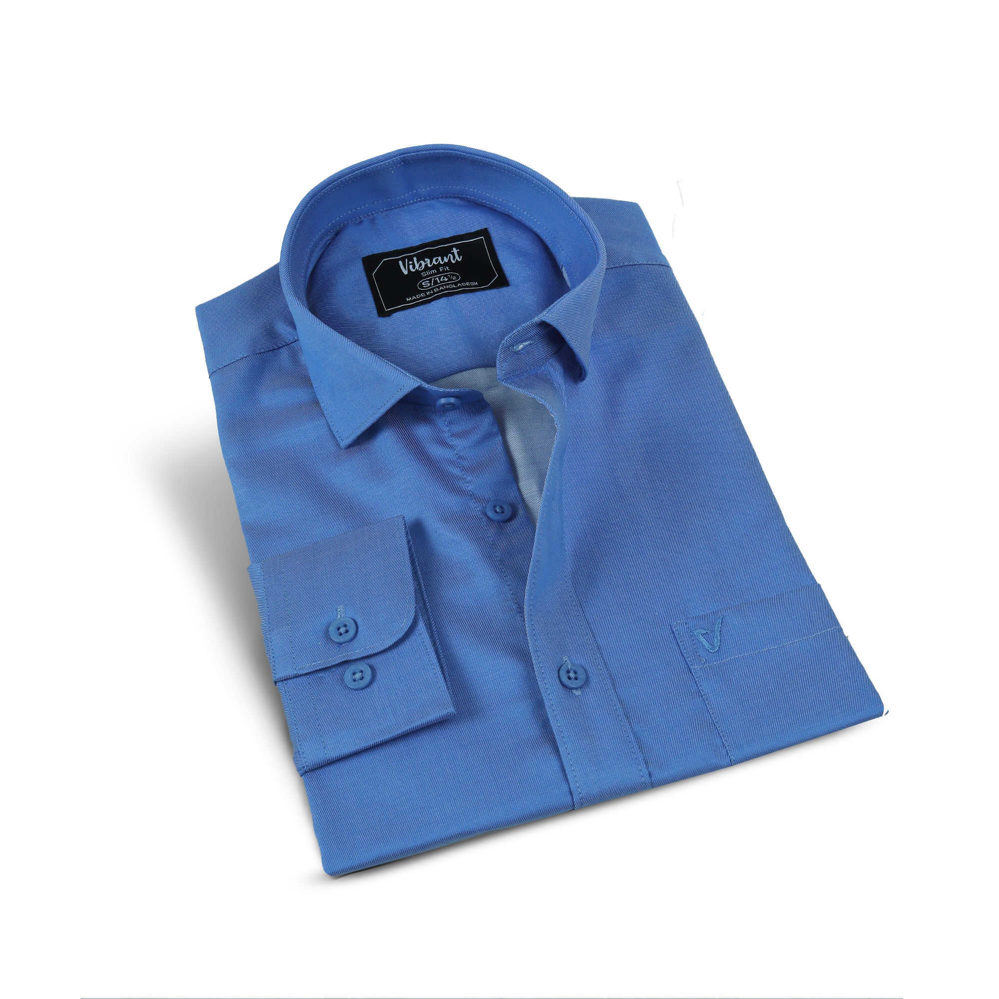 VIBRANT FULL SLEEVE PLAIN SHIRT - Vibrantbd.com