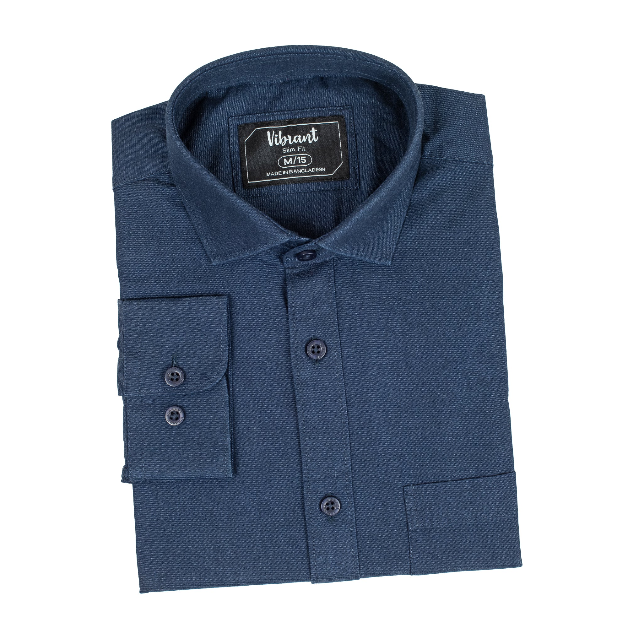 NAVY BLUE COLOR MEN FULL SLEEVE SHIRT