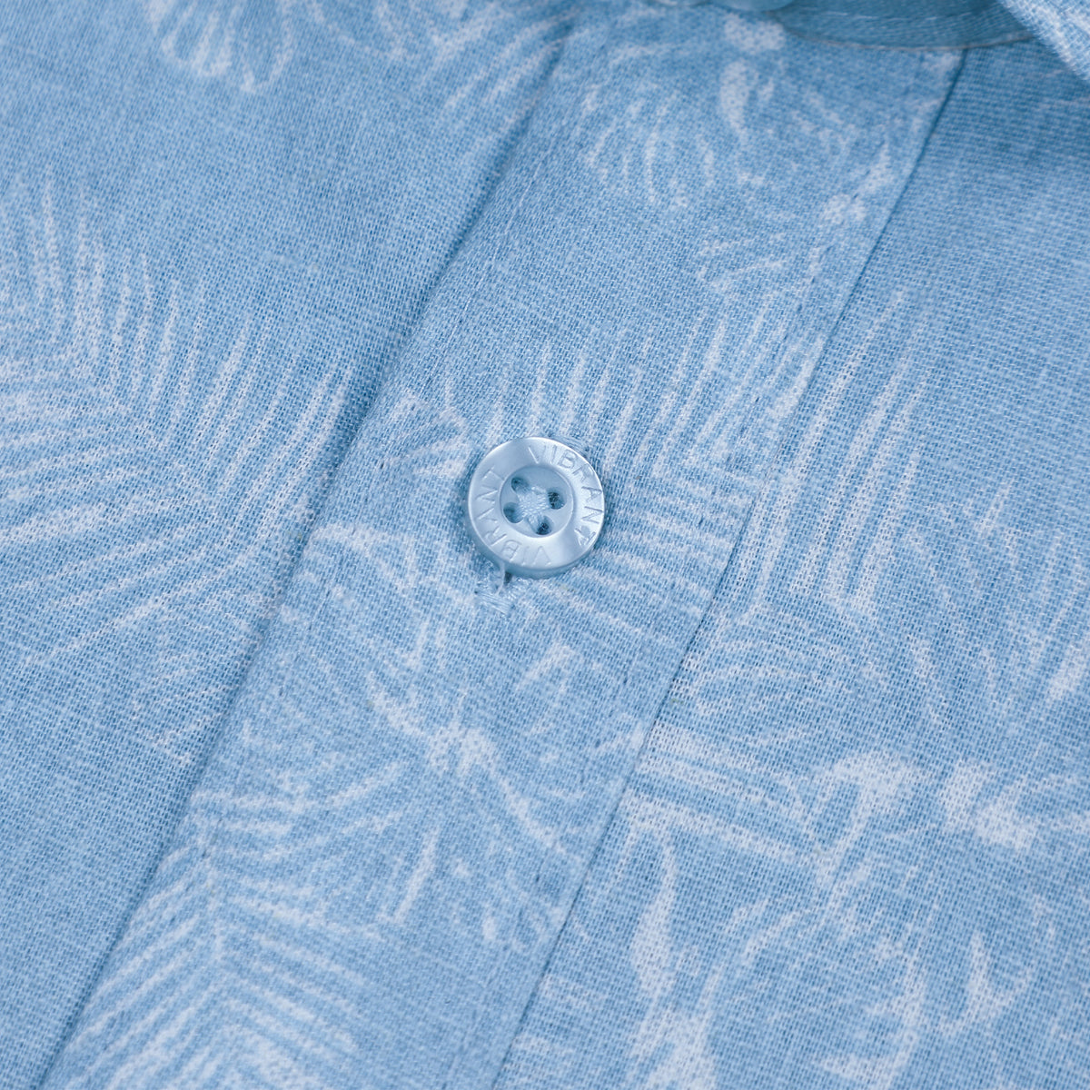 VIBRANT MEN HALF SLEEVE SKY PALM PRINTED SHIRT