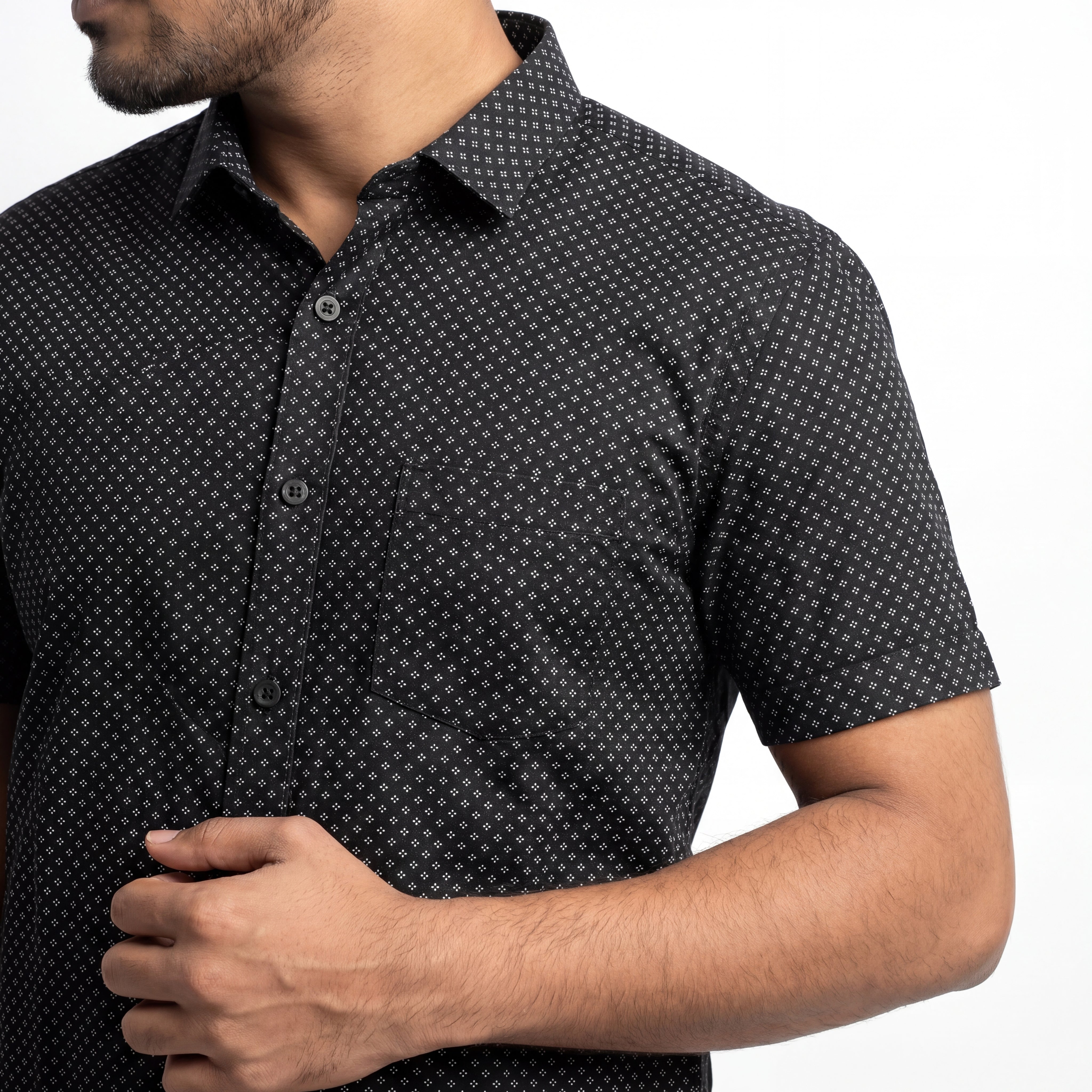 MEN HALF SLEEVE PRINTED SHIRT - Vibrantbd.com