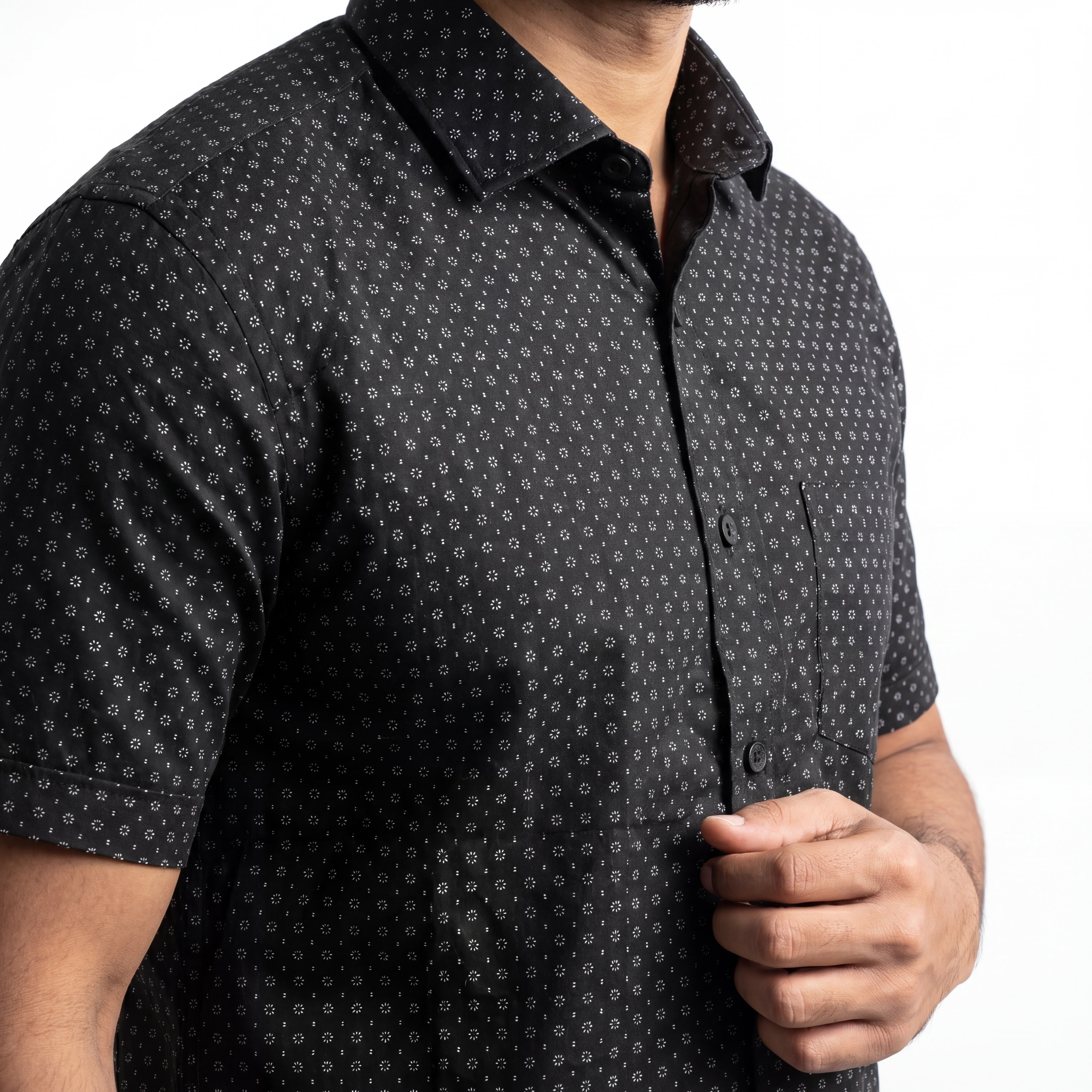 MEN HALF SLEEVE PRINTED SHIRT - Vibrantbd.com