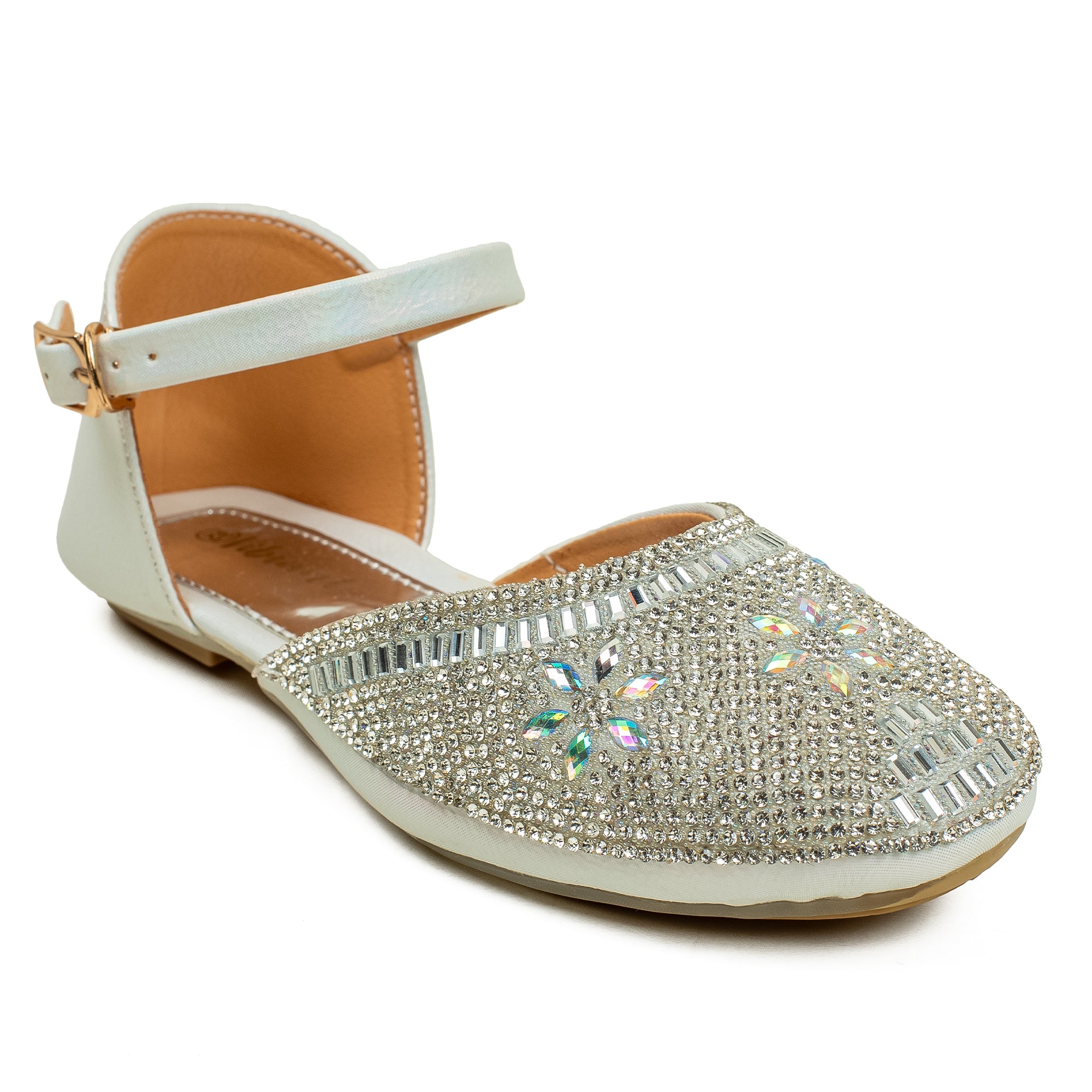 Girls' Embellished Ballerina Flats
