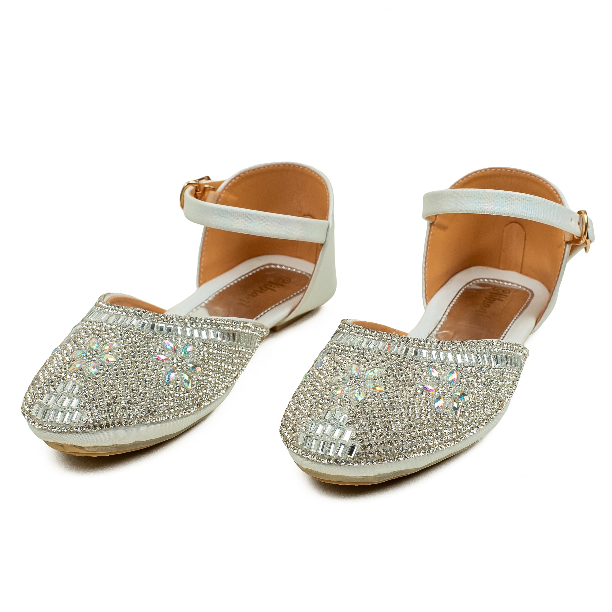 Girls' Embellished Ballerina Flats