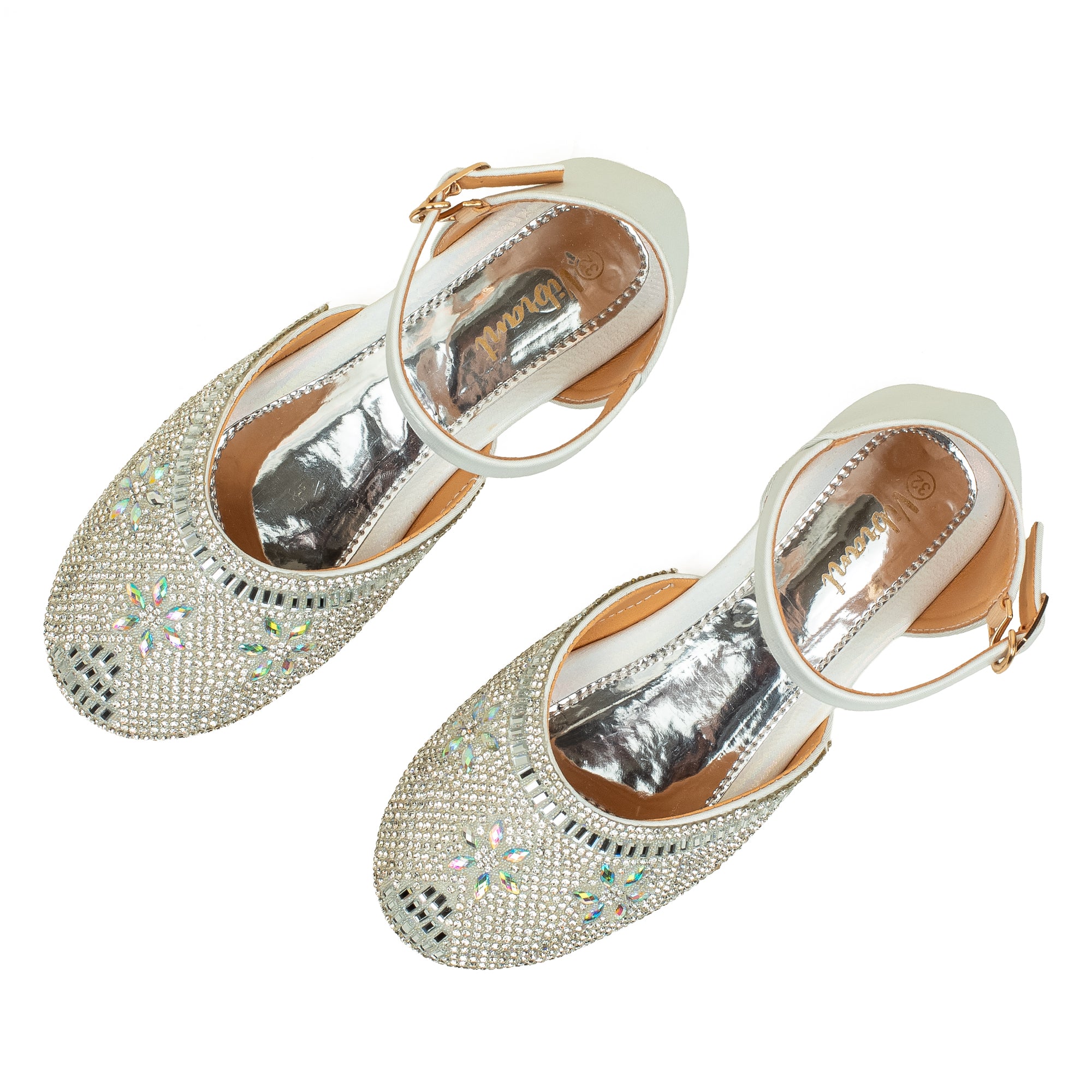 Girls' Embellished Ballerina Flats